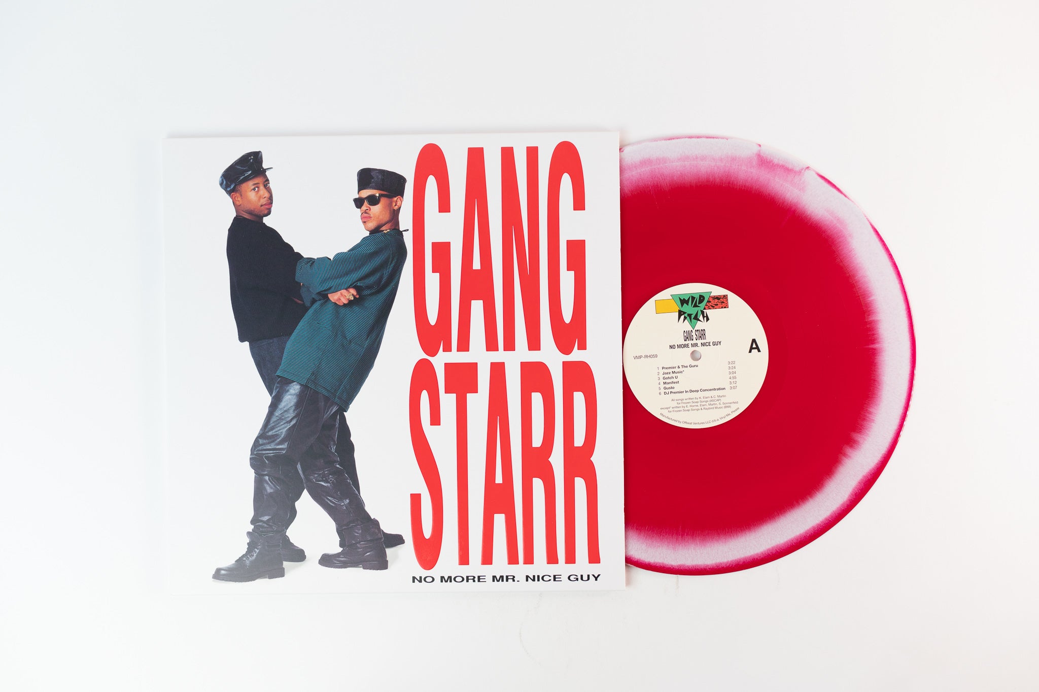 Gang Starr - No More Mr. Nice Guy Vinyl Me Please Red & White Vinyl Reissue