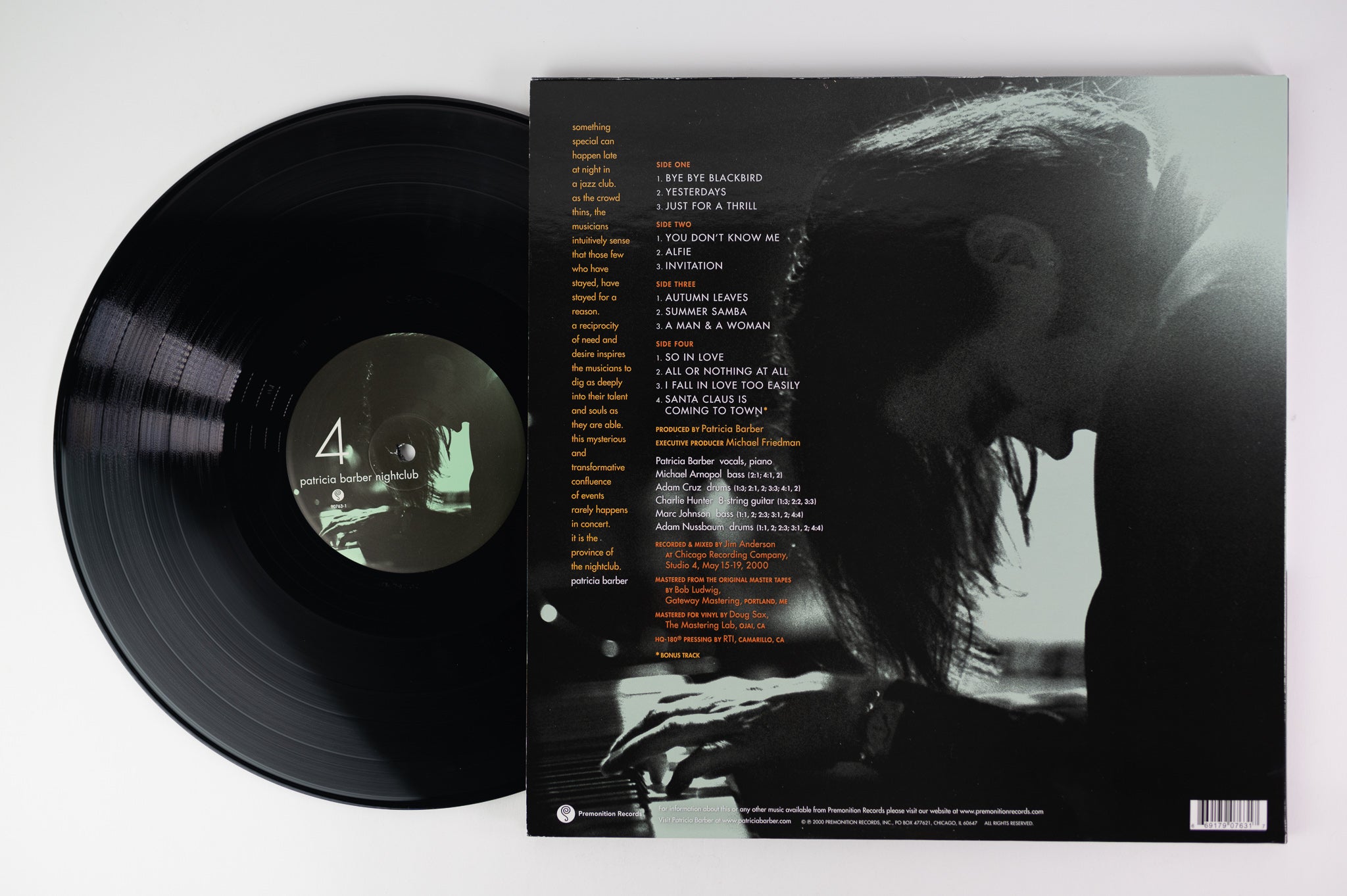 Patricia Barber - Nightclub on Premonition Records