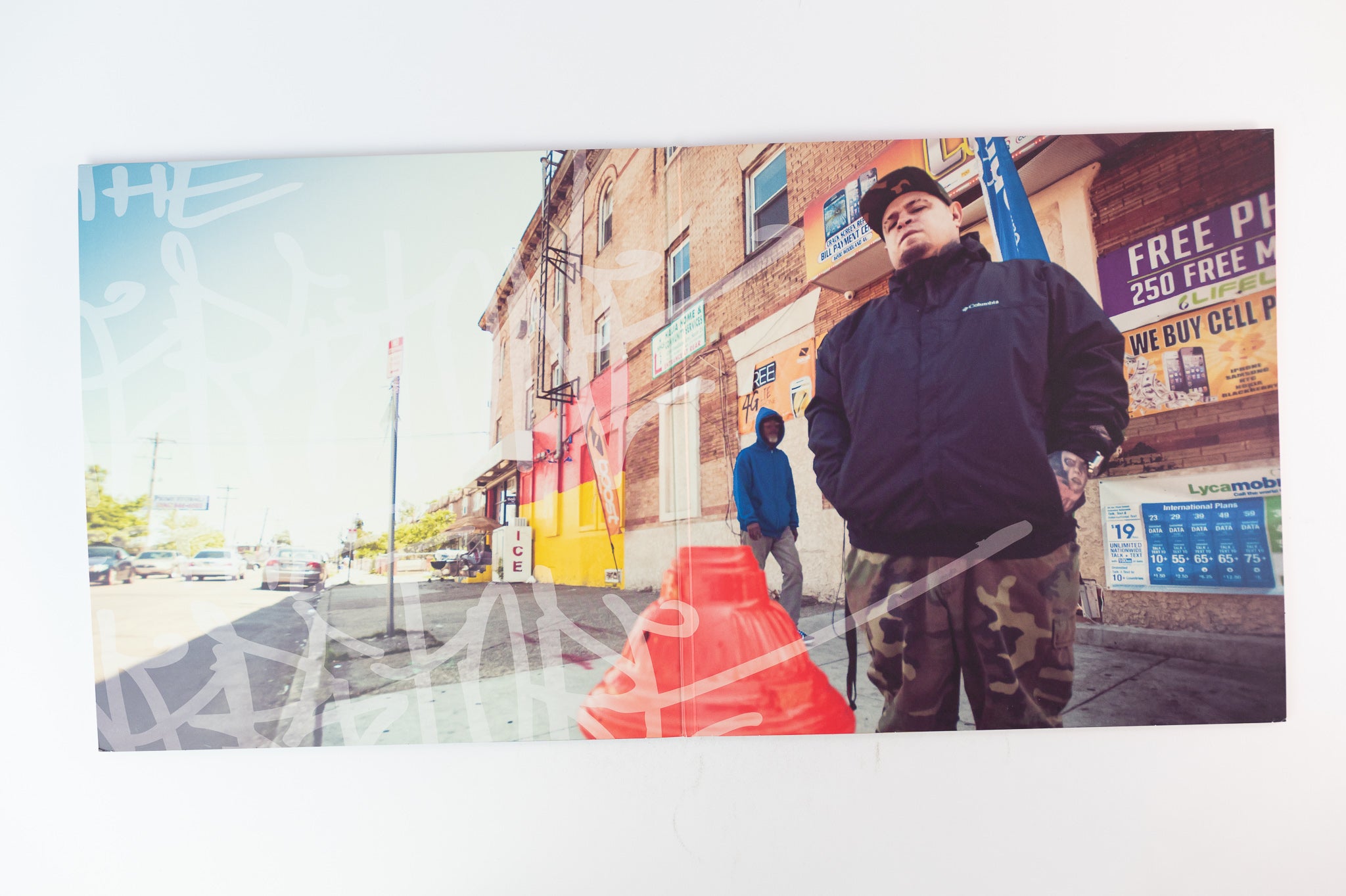 Vinnie Paz - The Cornerstone Of The Corner Store on Enemy Soil Red / Yellow Vinyl