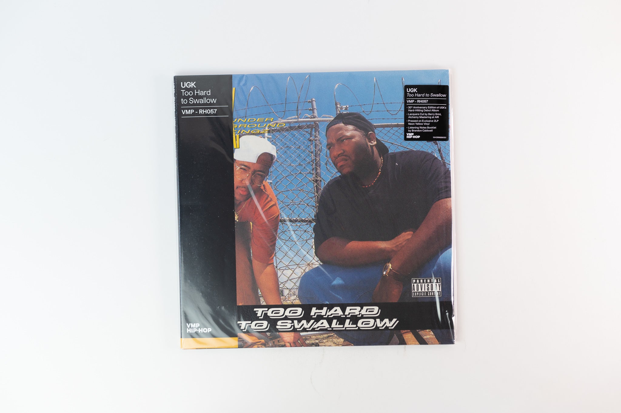UGK - Too Hard to Swallow on Vinyl Me Please Yellow Neon Vinyl Reissue