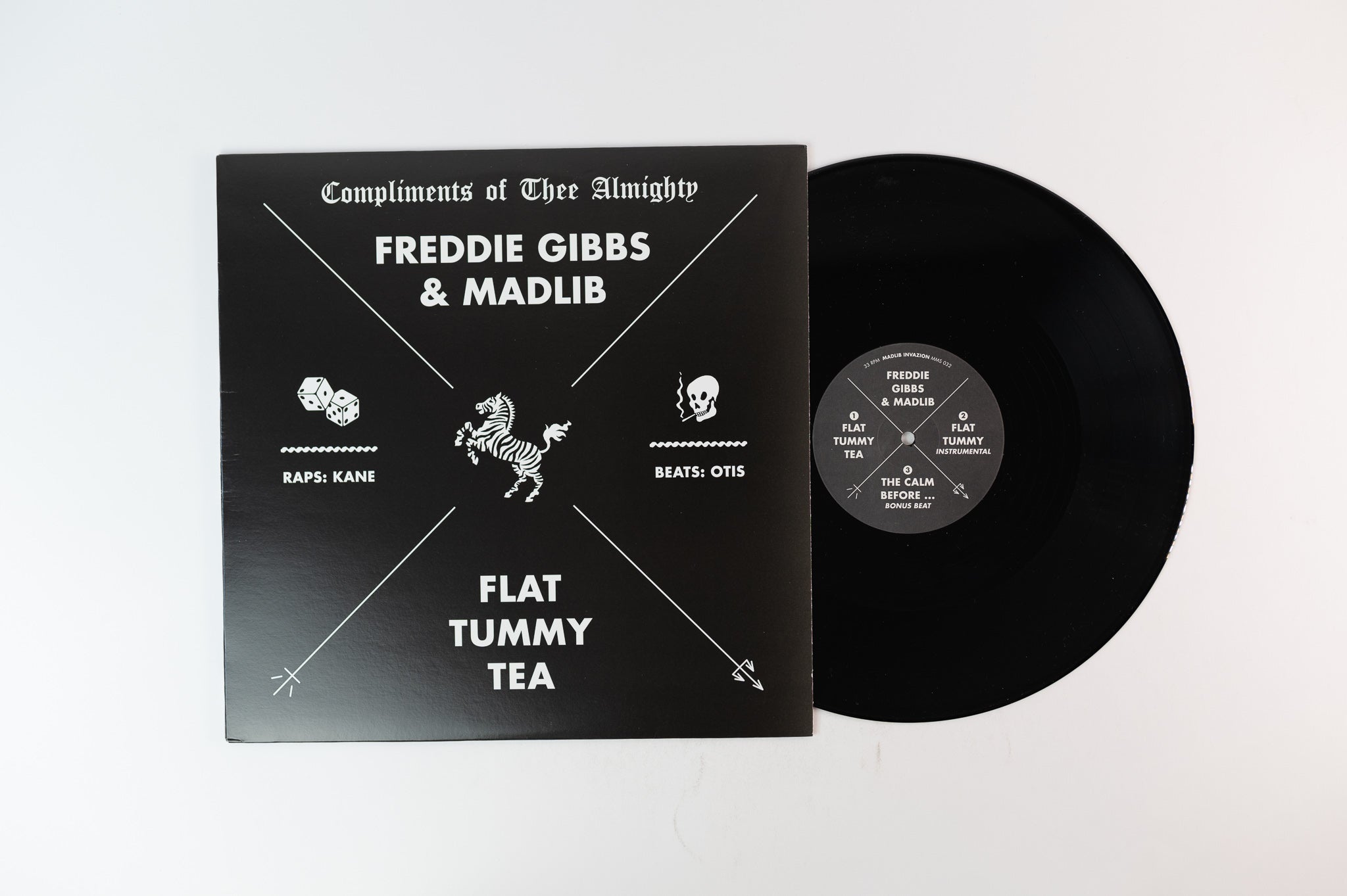 Freddie Gibbs & Madlib - Flat Tummy Tea on Madlib Invazion 12" Single