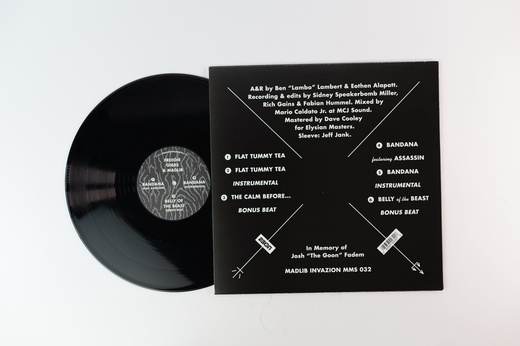 Freddie Gibbs & Madlib - Flat Tummy Tea on Madlib Invazion 12" Single