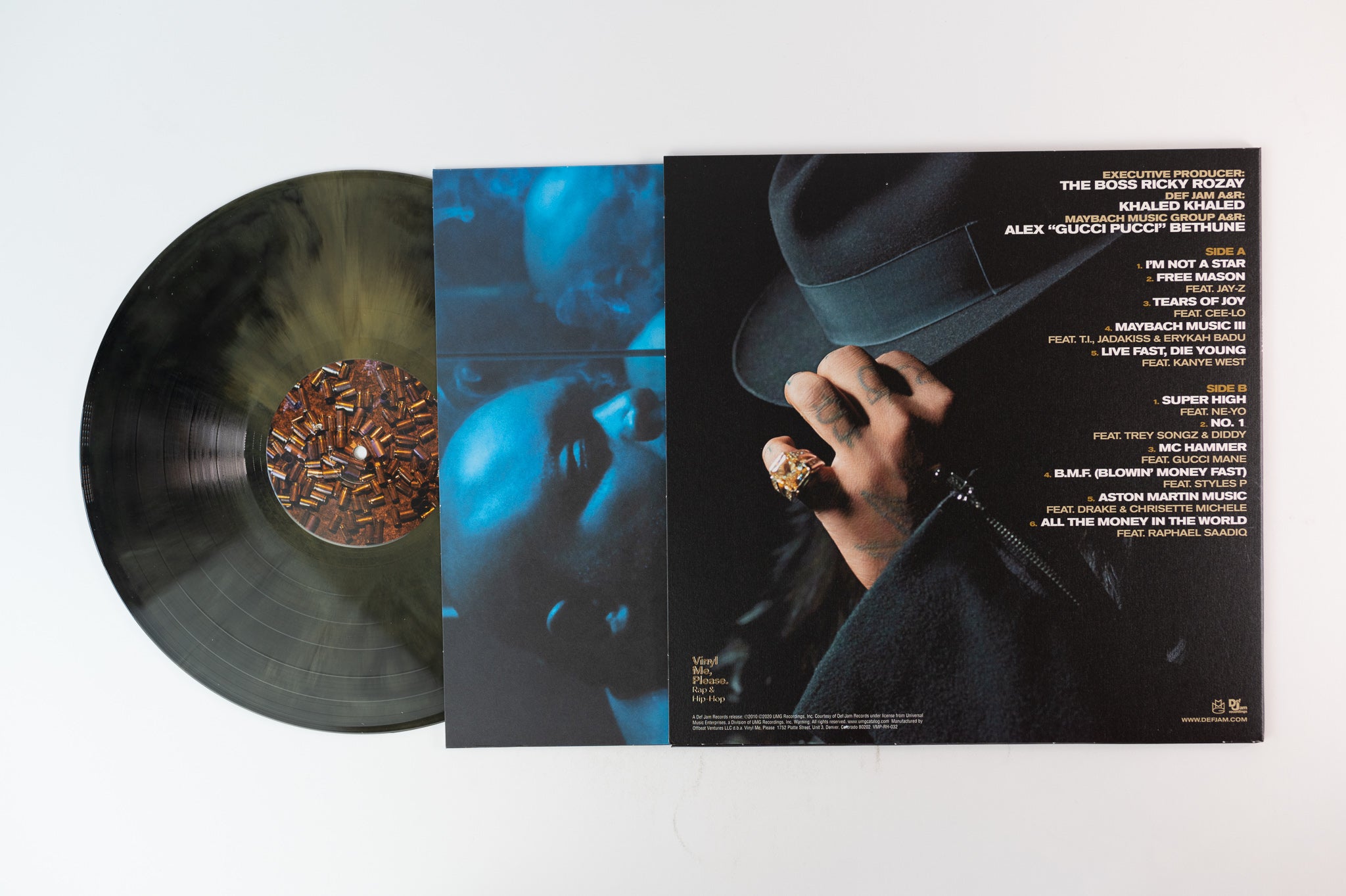 Rick Ross - Teflon Don on Vinyl Me Please Black and Gold Galaxy Reissue