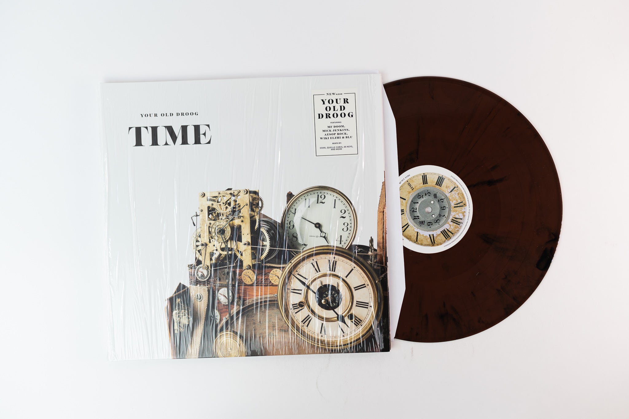 Your Old Droog - TIME on Nature Sounds Limited Grandmother Clock Brown Vinyl