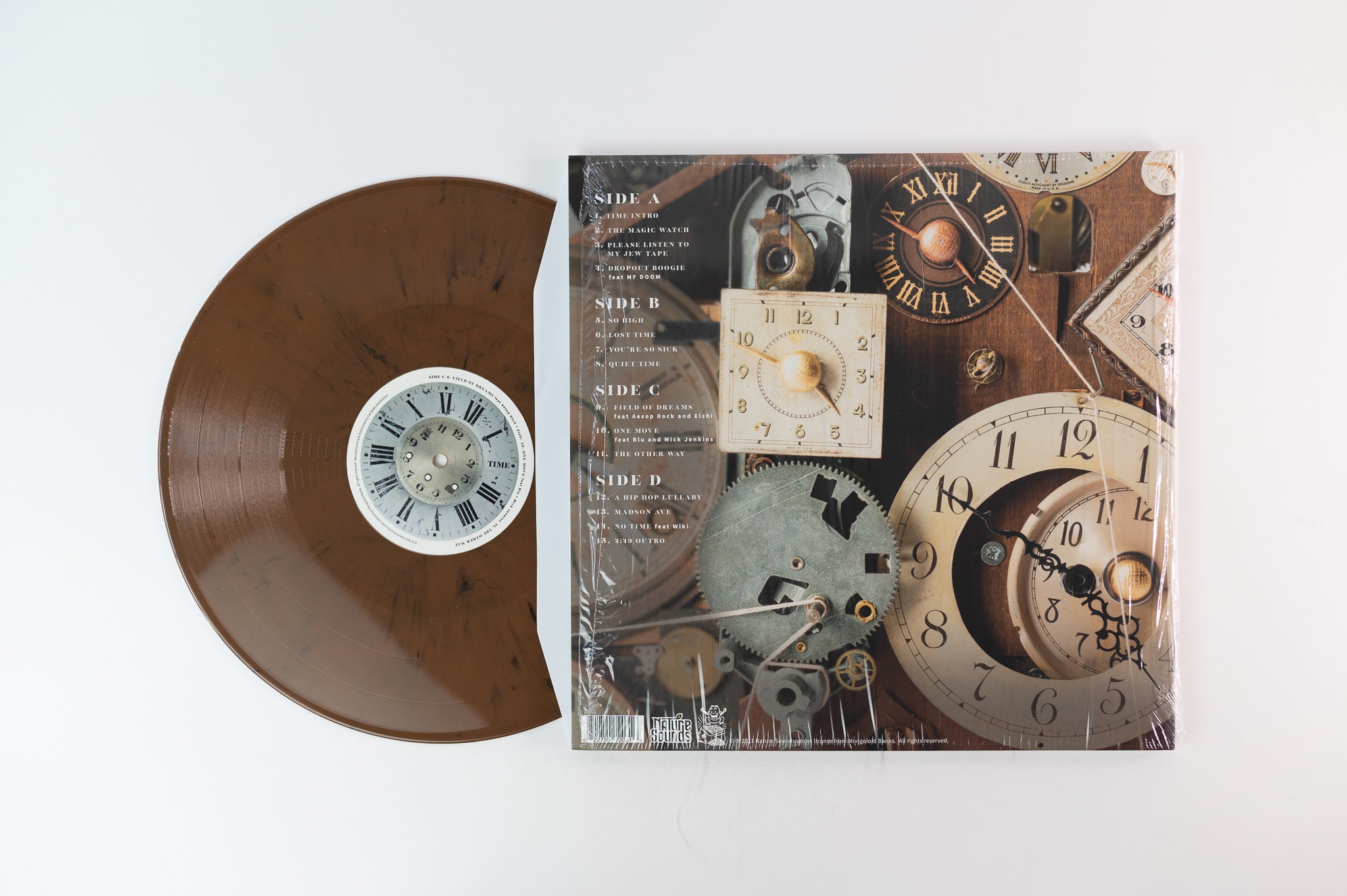 Your Old Droog - TIME on Nature Sounds Limited Grandmother Clock Brown Vinyl
