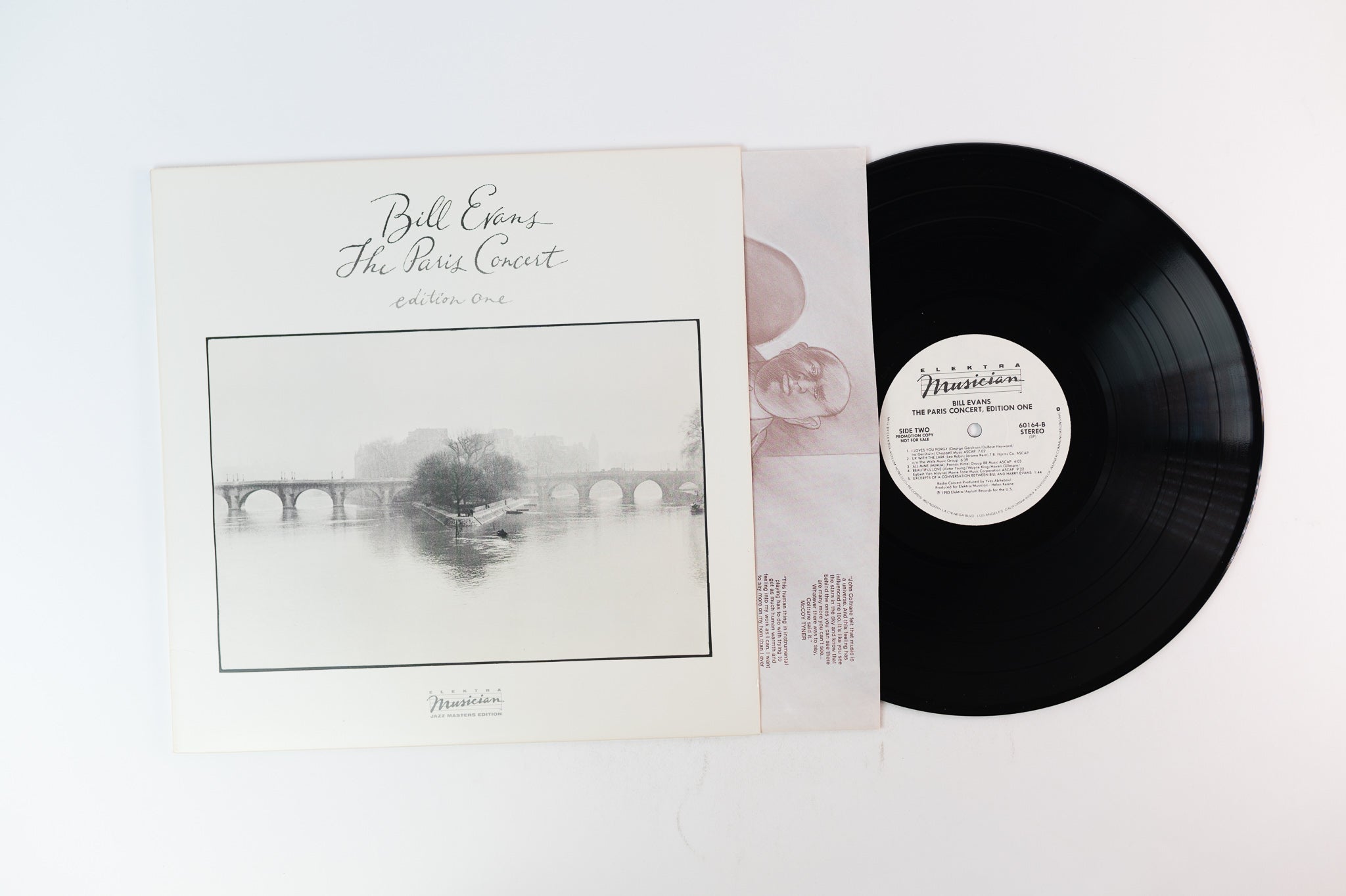 Bill Evans - The Paris Concert (Edition One) on Elektra Musician Promo