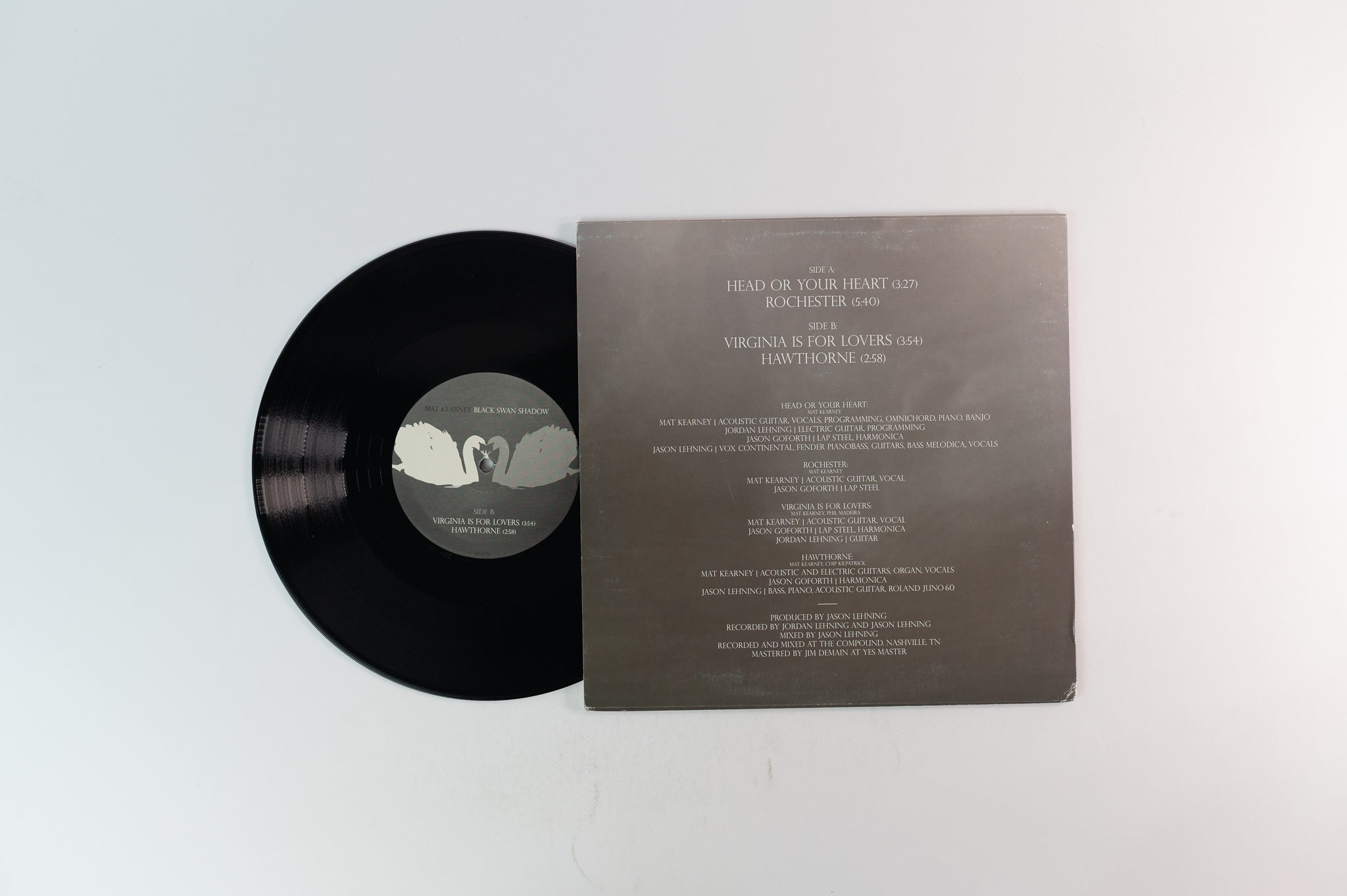 Mat Kearney - Black Swan Shadow on Aware Records 10" EP