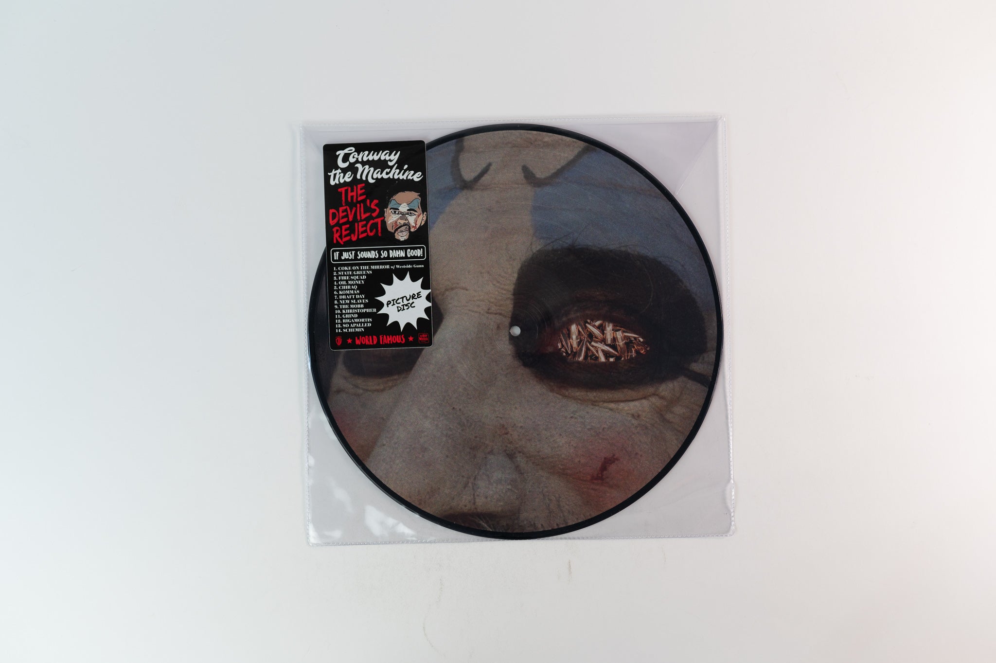 Conway - The Devil's Reject on de Rap Winkel Records Dutch Limited Numbered Picture Disc