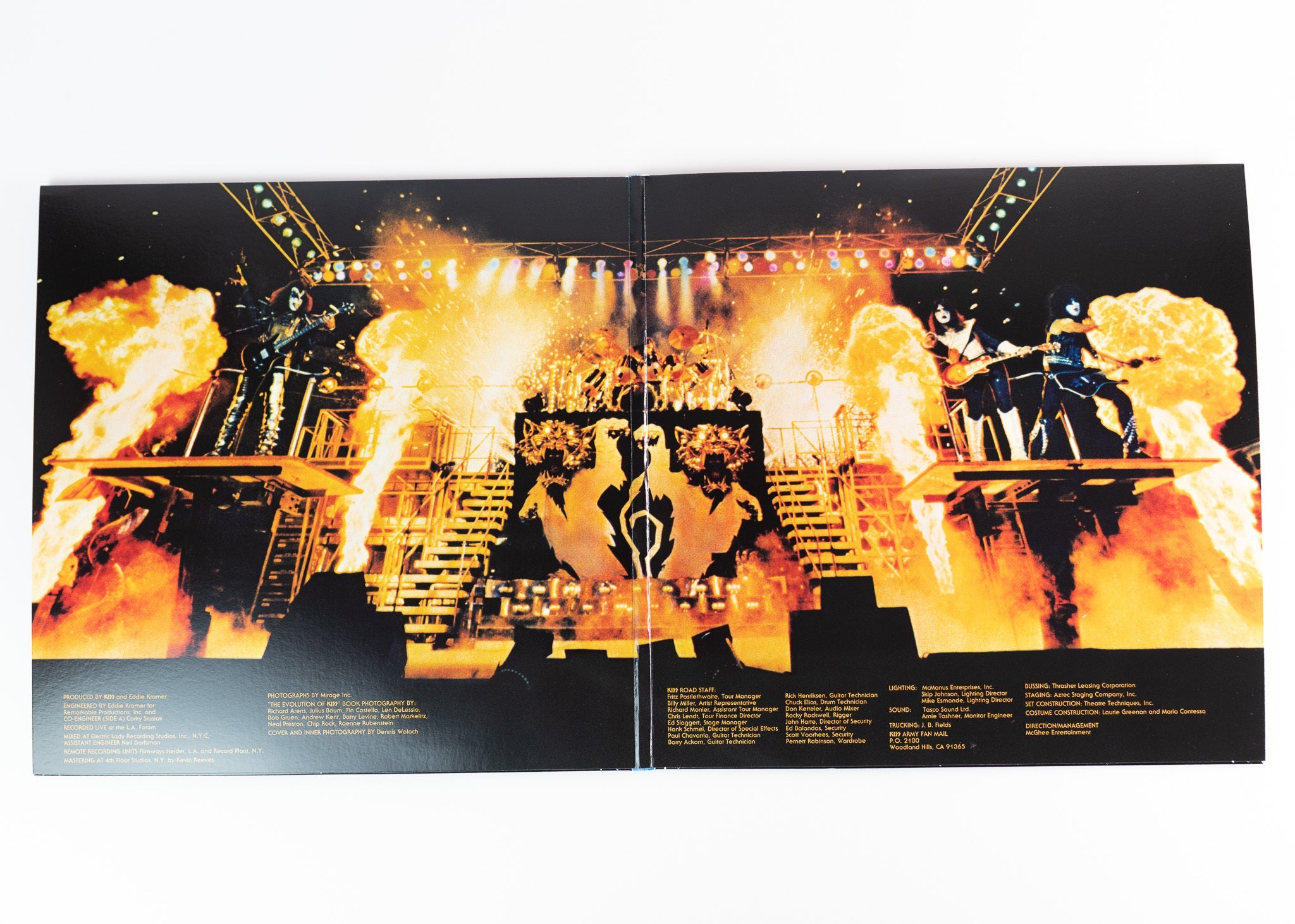 DAMAGED] Kiss - Alive II [Red & Blue Splatter Vinyl] [LIMIT