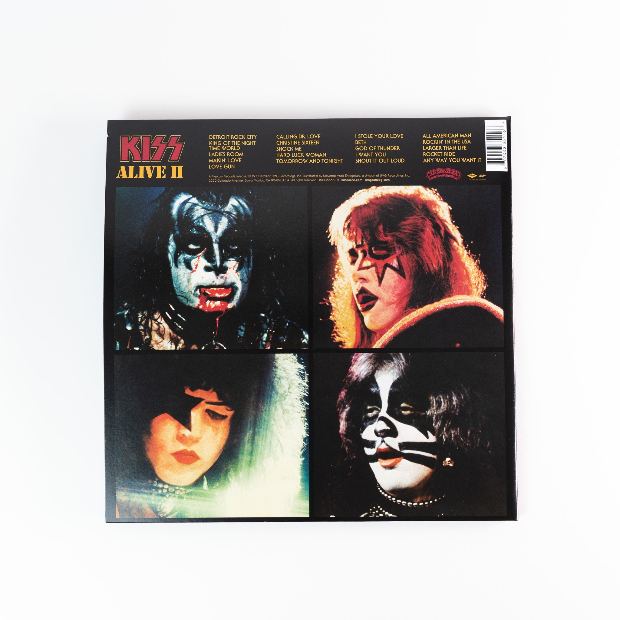 KISS FRIED ALIVE! カラー盤 コレクターズLP Alive [Analog]