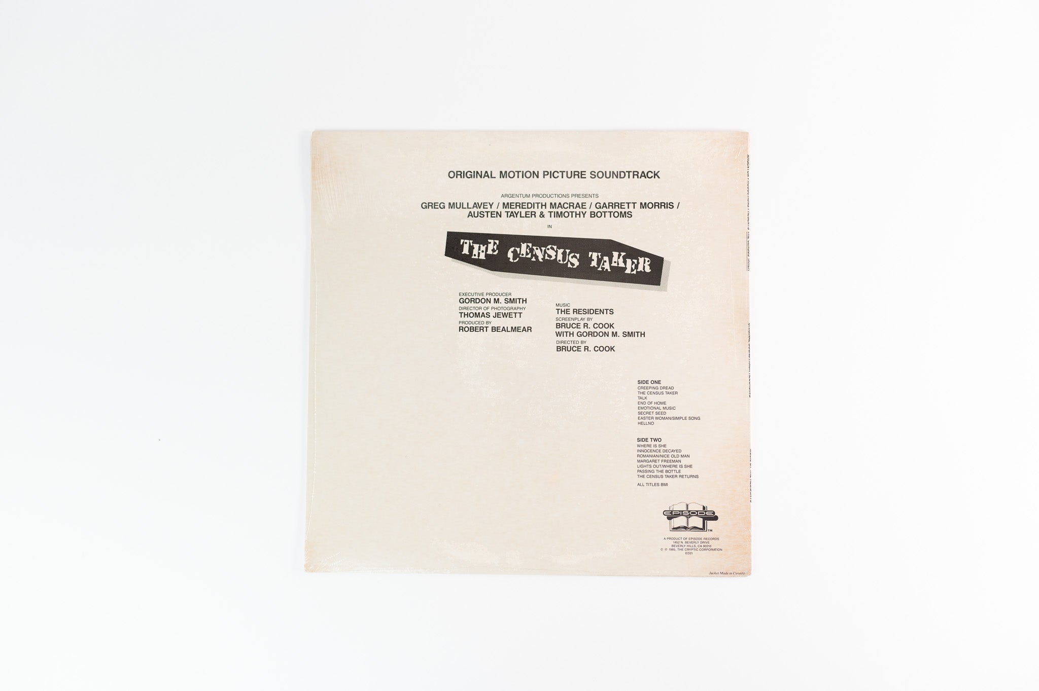 The Residents - The Census Taker (Original Motion Picture Soundtrack) on Episode Sealed