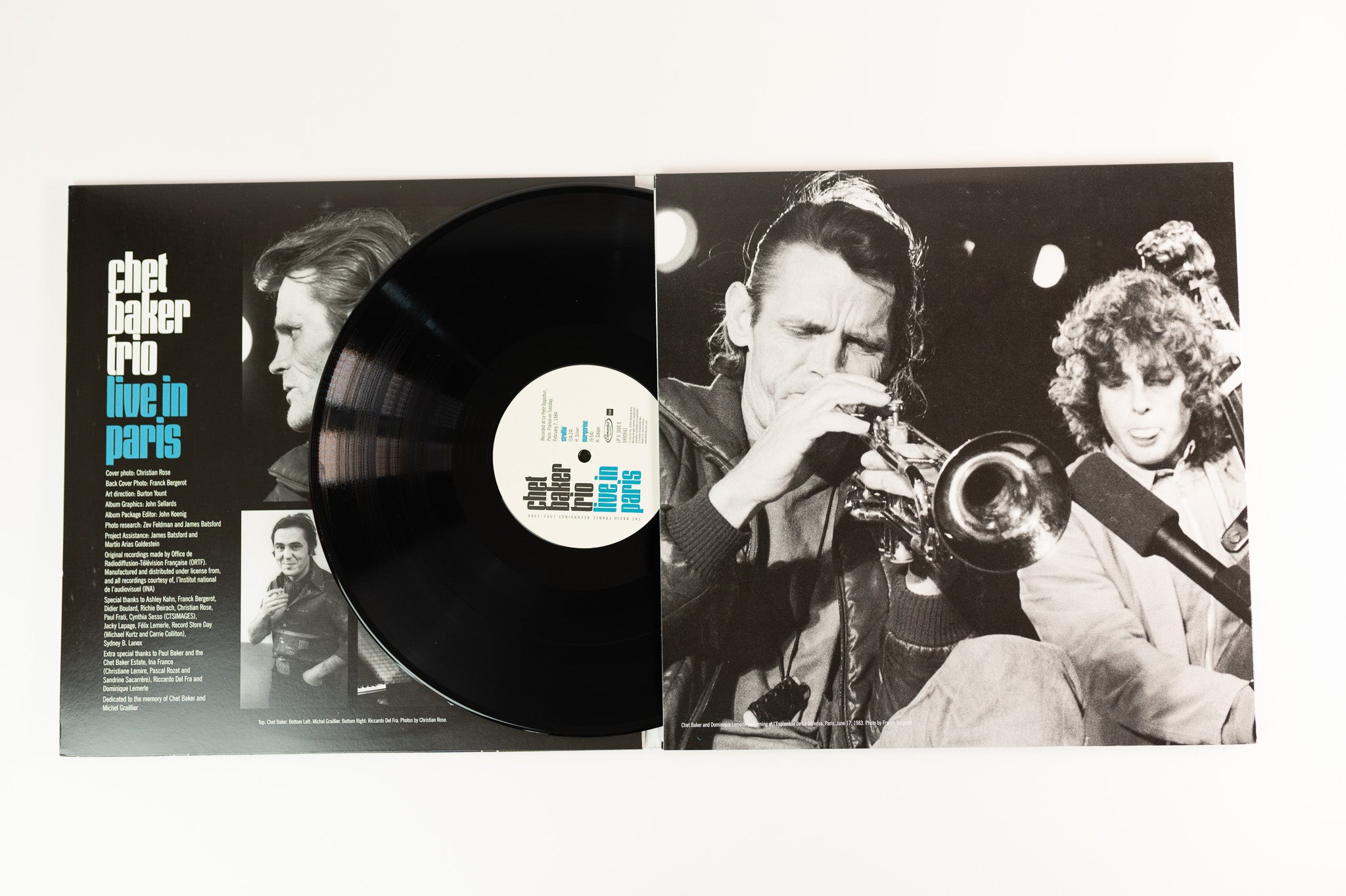 Chet Baker Trio - Live In Paris: The Radio France Recordings 1983-1984 on Elemental Ina