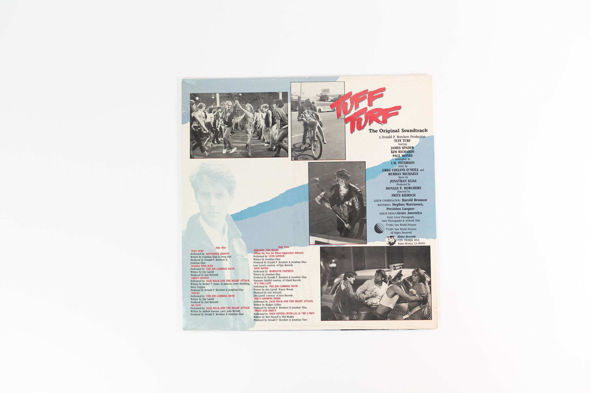 Various - Tuff Turf - The Original Soundtrack on Rhino Sealed