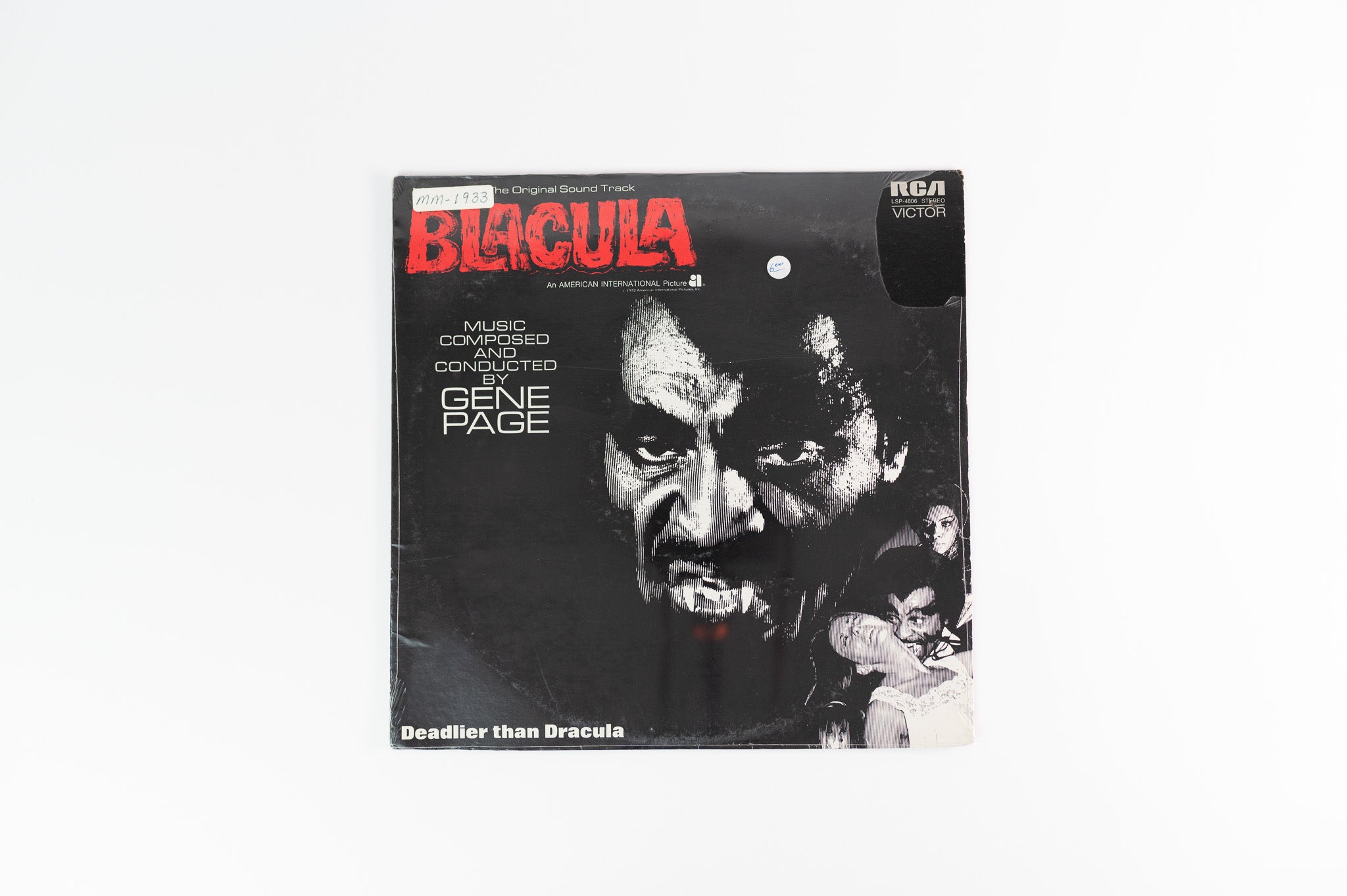 Gene Page - Blacula (Music From The Original Soundtrack) on RCA Sealed