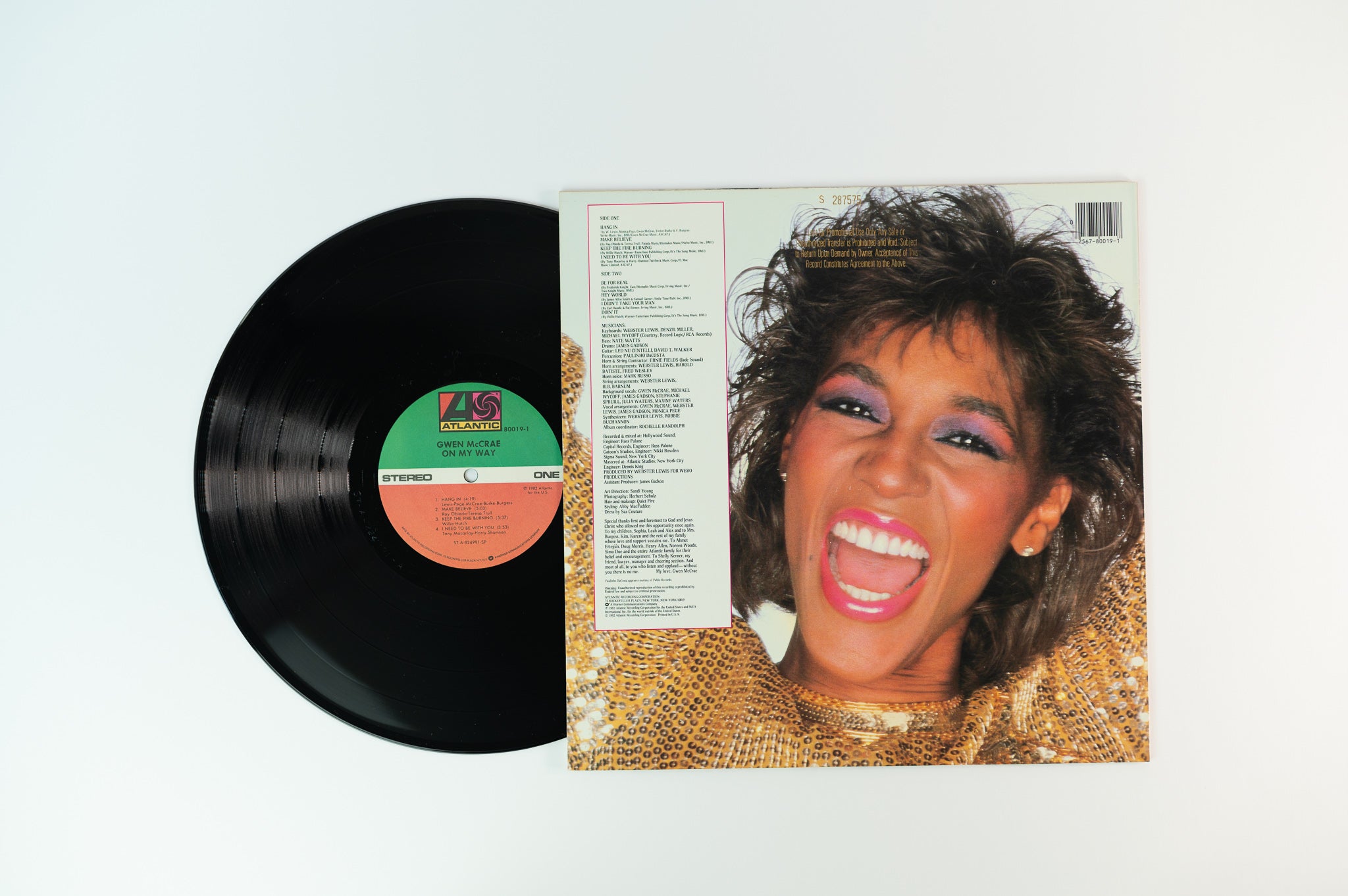 Gwen McCrae - On My Way on Atlantic Designated Promo