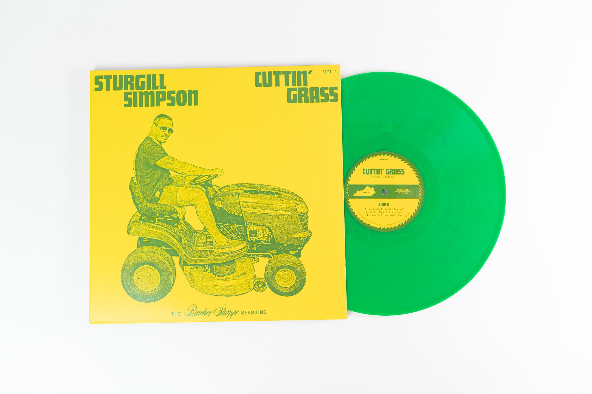 Sturgill Simpson - Cuttin' Grass Vol. 1 on High Mountain Ltd Indie Exclusive Green & Yellow