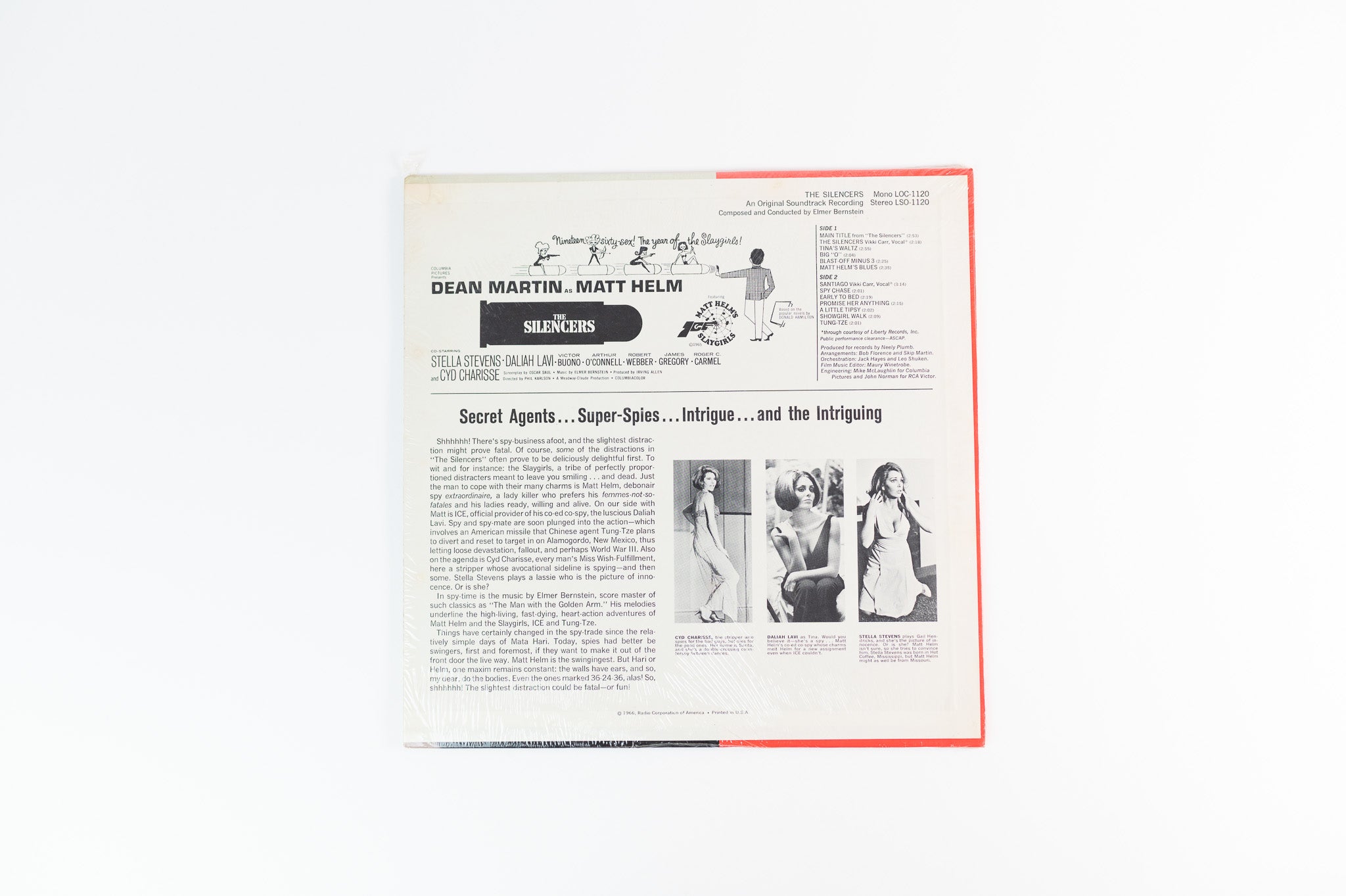 Elmer Bernstein - The Silencers (Soundtrack) on RCA Sealed