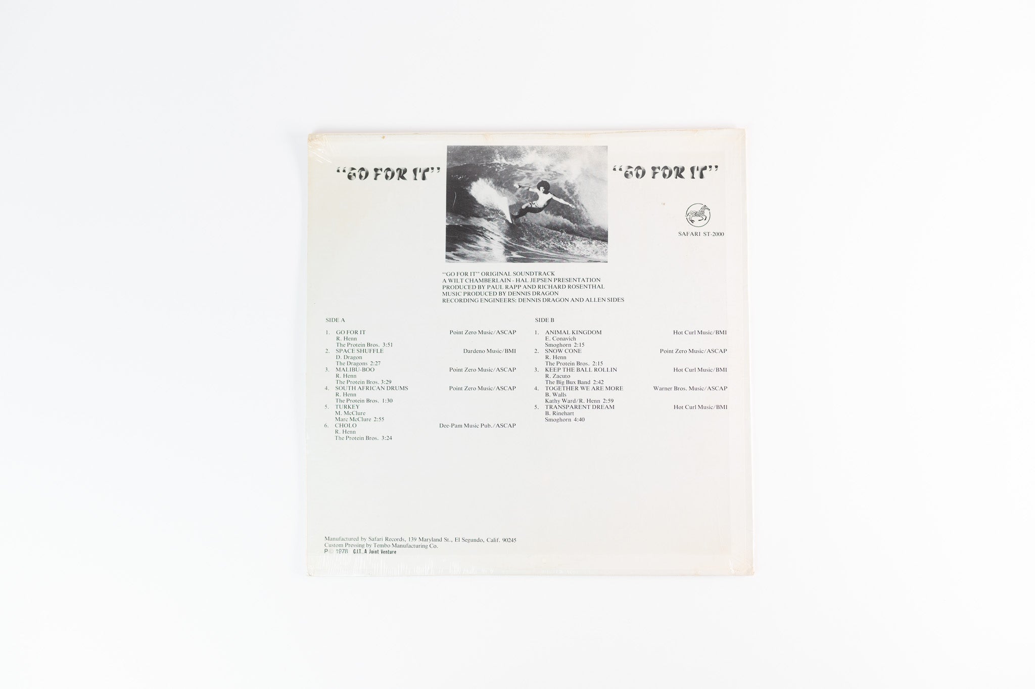 Various - Go For It Soundtrack on Safari Sealed