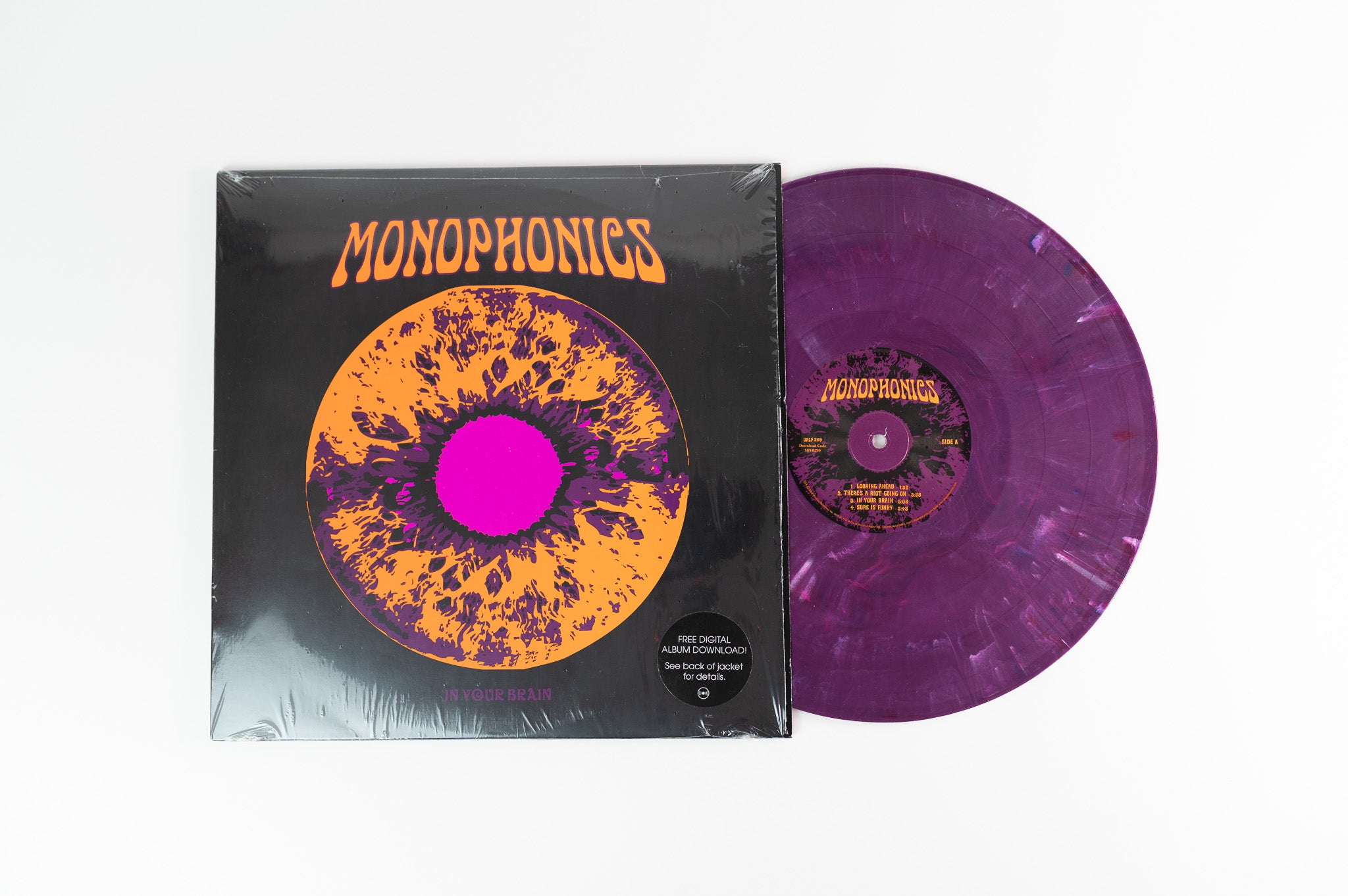 Monophonics - In Your Brain on Ubiquity Orange / Purple Splatter Vinyl Reissue