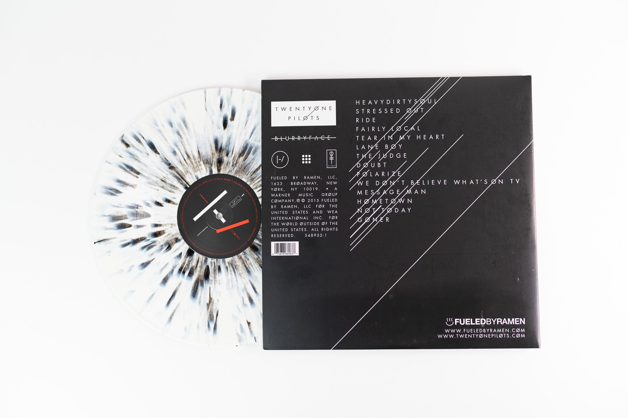 Twenty One Pilots - Blurryface on Fueled by Ramen Ltd With With Black Splatter