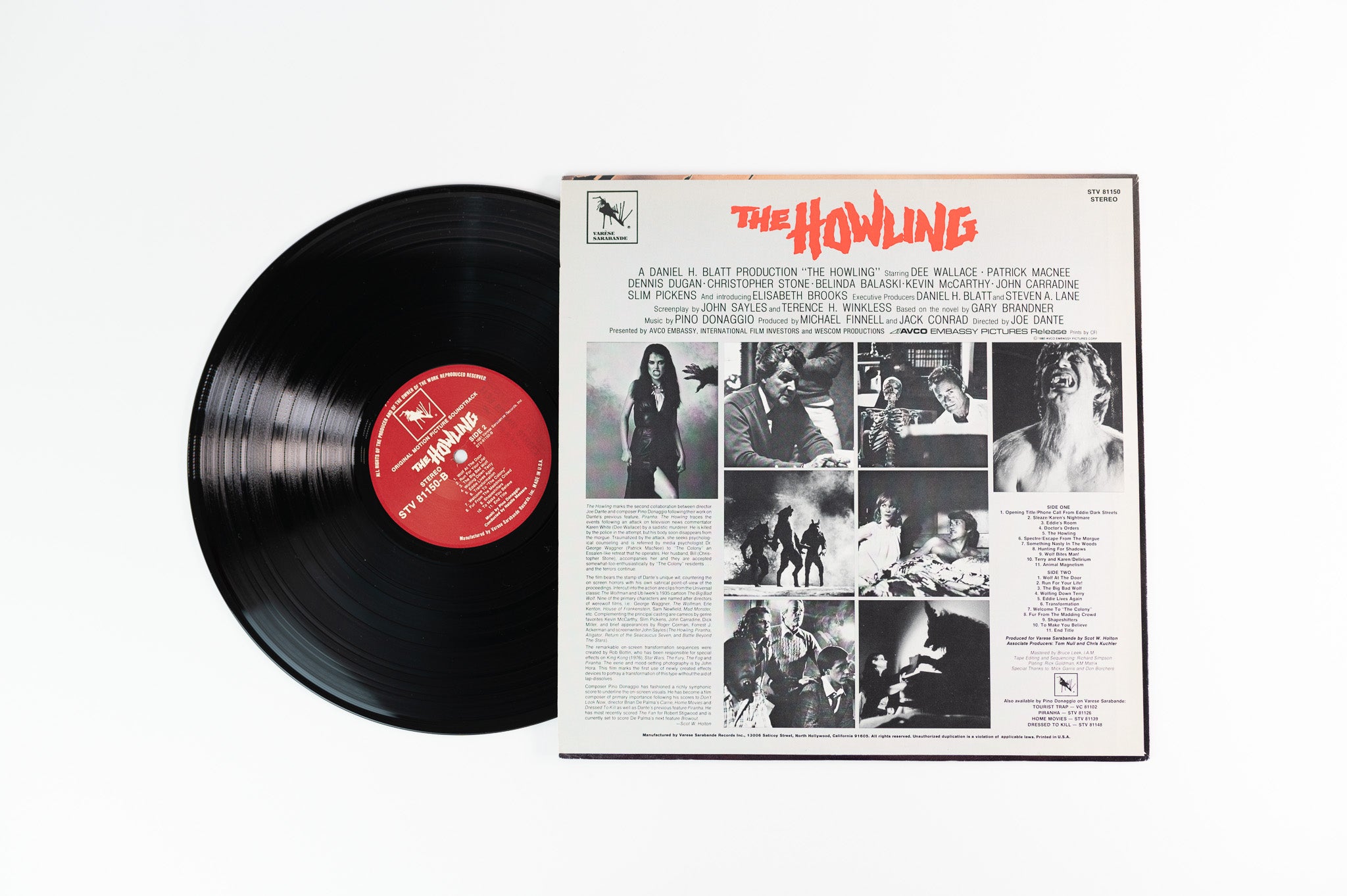 Pino Donaggio - The Howling (Original Motion Picture Soundtrack) on Varese Sarabande