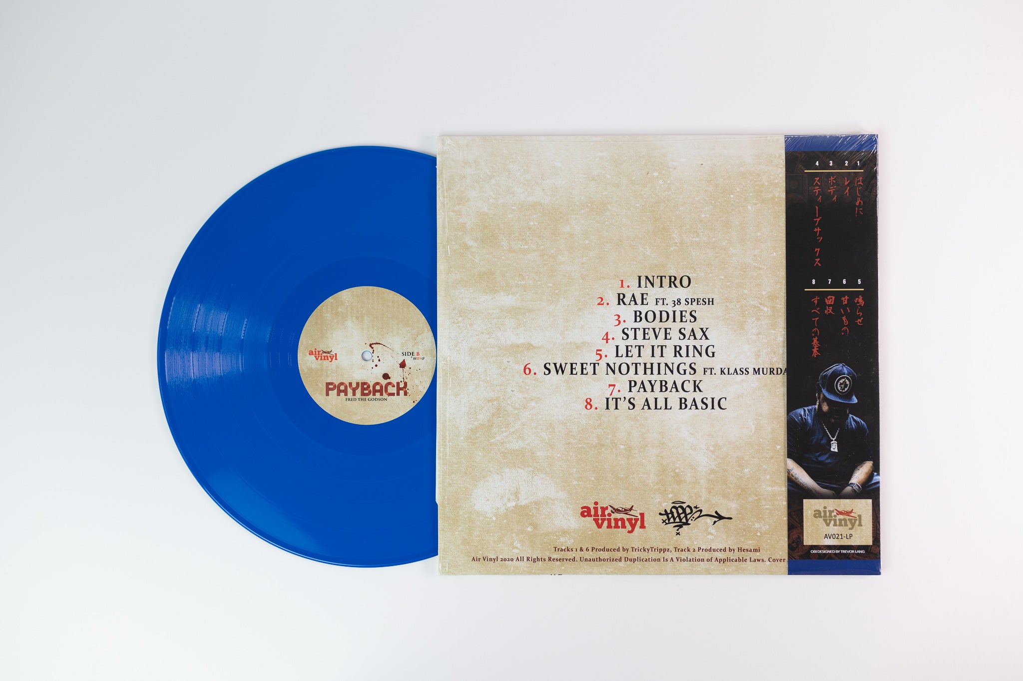 Fred The Godson - Payback on Air Vinyl Limited Blue Vinyl