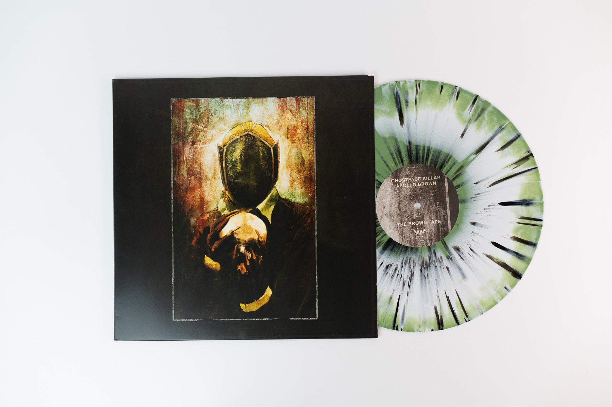 Ghostface Killah - The Brown Tape on Mello Music Group Green White & Black Splatter Vinyl Reissue