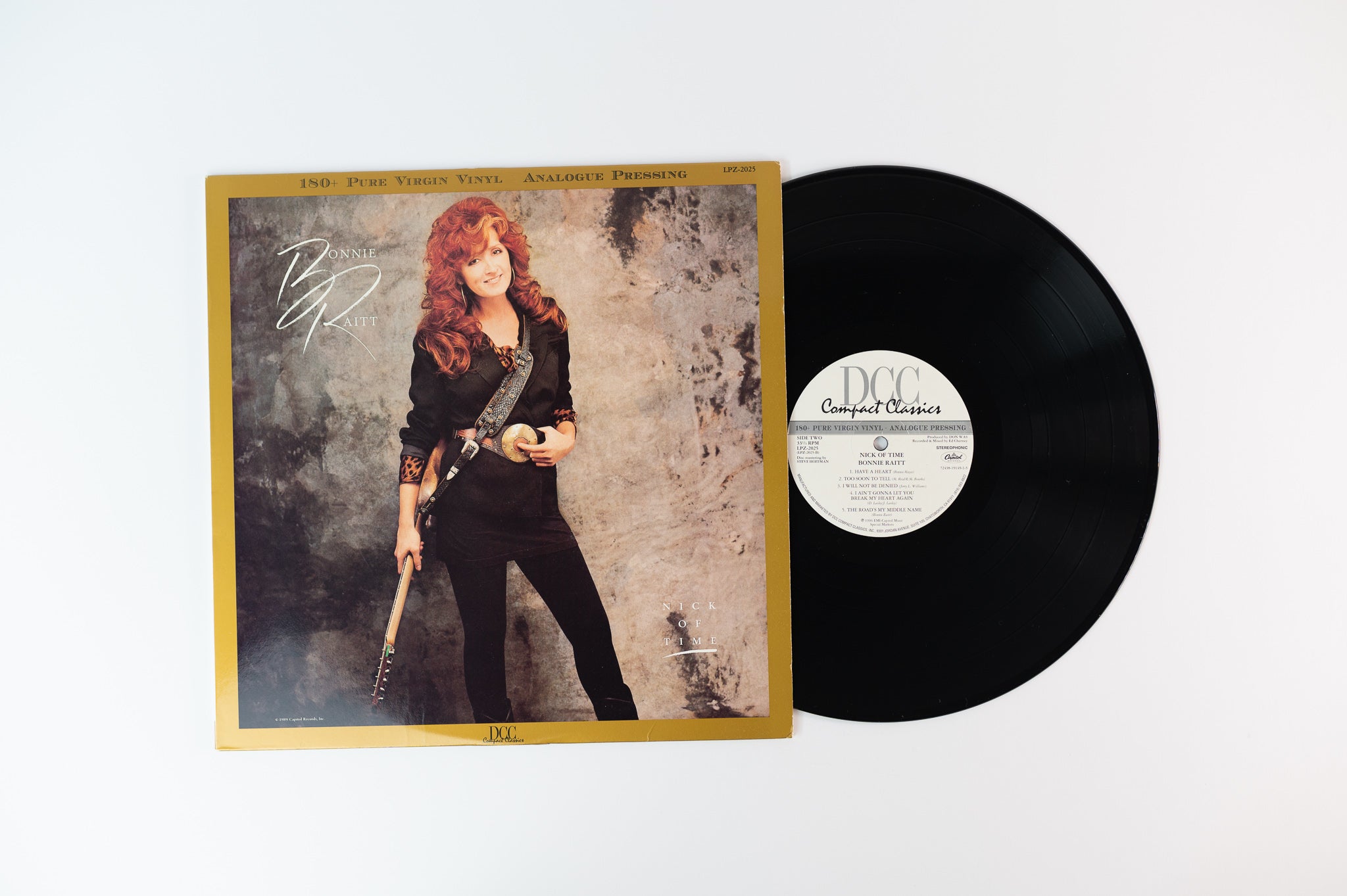 Bonnie Raitt - Nick Of Time on DCC Compact Classics Limited Numbered 180 Gram Reissue
