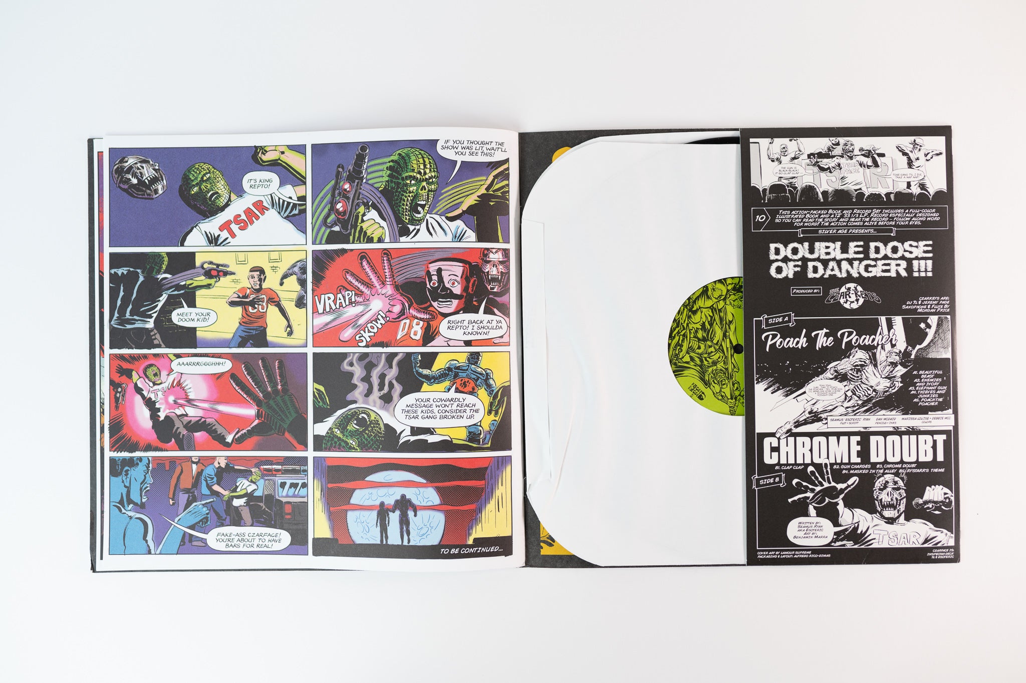 Czarface - Double Dose Of Danger on Silver Age Limited Edition RSD 2019 With Comic Book