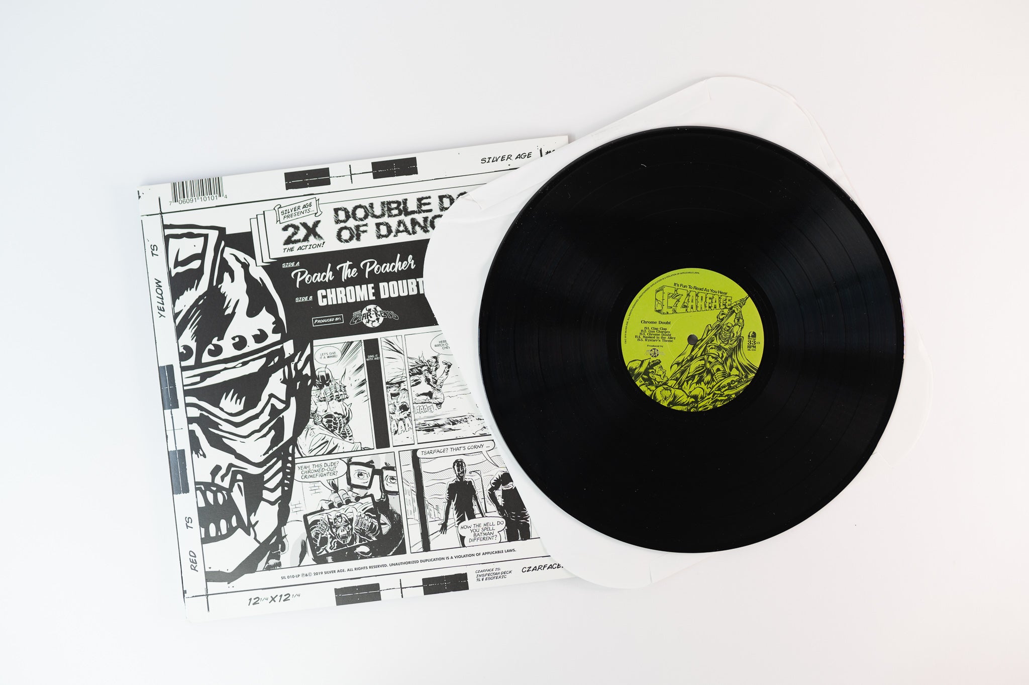 Czarface - Double Dose Of Danger on Silver Age Limited Edition RSD 2019 With Comic Book