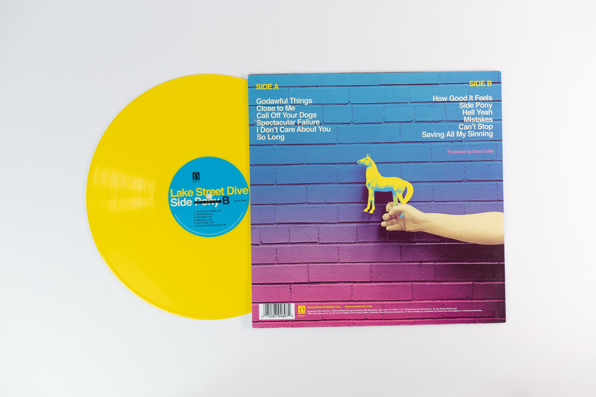 Lake Street Dive - Side Pony on Nonesuch - Yellow Vinyl