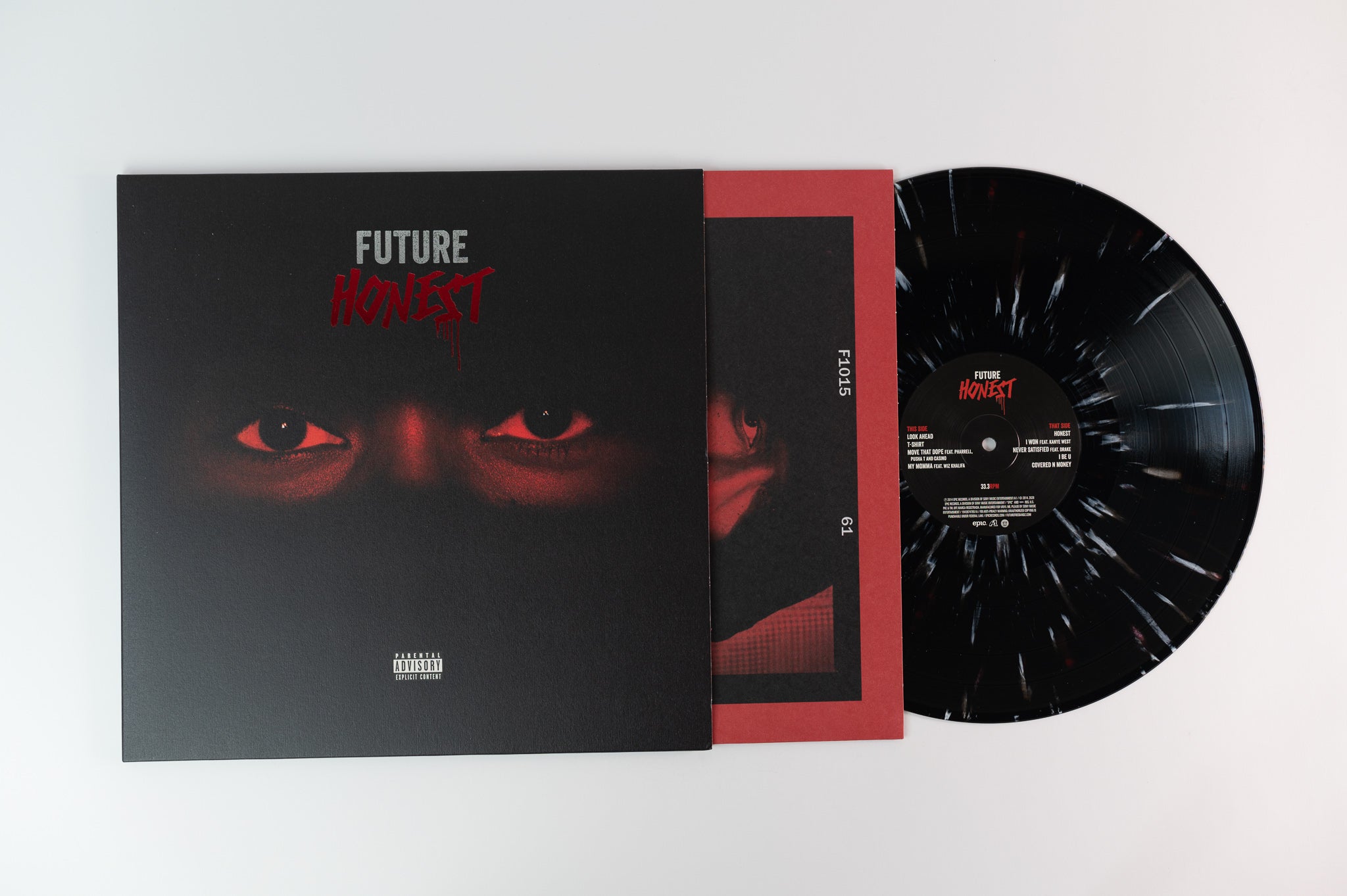 Future - Honest on Legacy Vinyl Me Please Limited Reissue Black White & Red Splatter