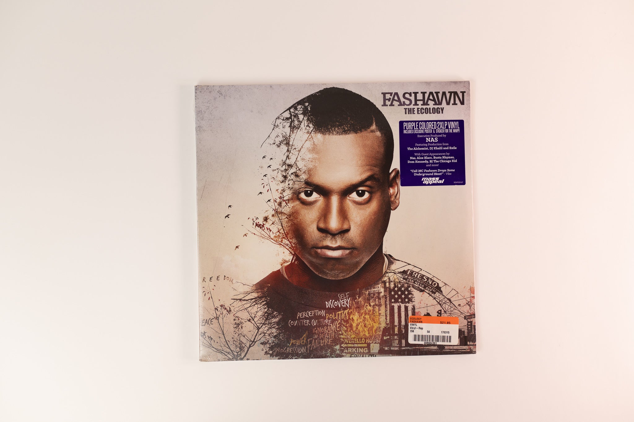 Fashawn - The Ecology on Mass Appeal Purple Vinyl Sealed