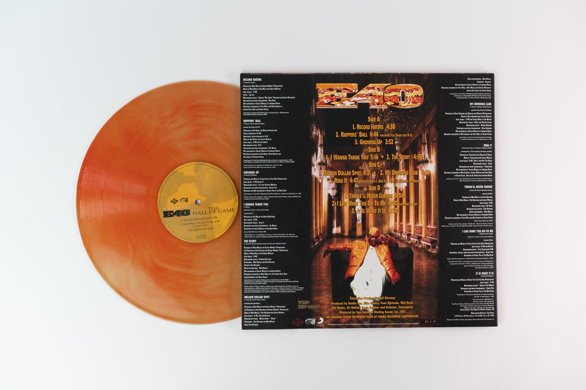 E-40 - Tha Hall Of Game on Jive Vinyl Me Please Red Galaxy Vinyl Reissue