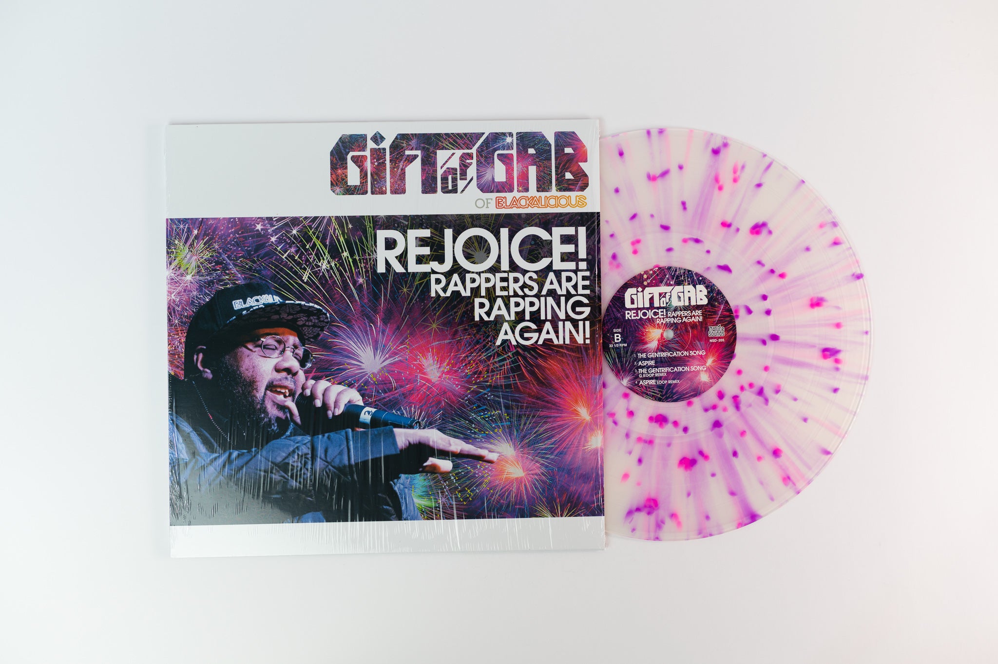 The Gift Of Gab - Rejoice! Rappers Are Rapping Again! on Nature Sounds Splatter Vinyl
