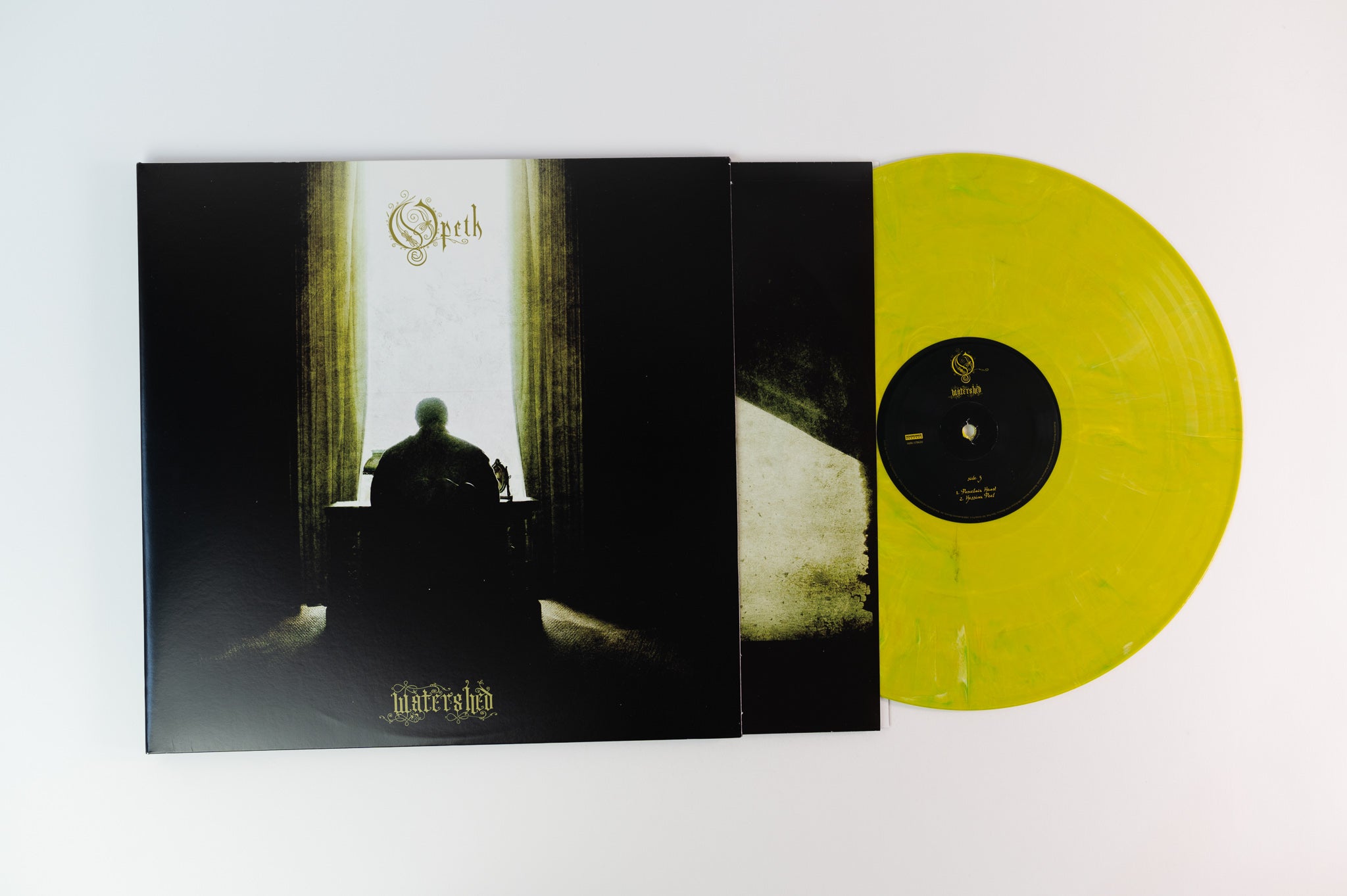 Opeth - Watershed on Roadrunner Limited Green Yellow Marbled Vinyl Reissue
