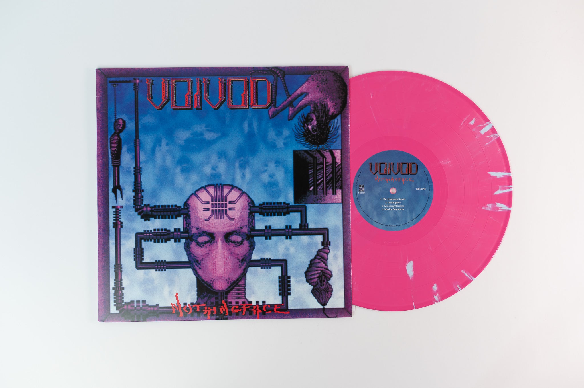 Voïvod - Nothingface on Real Gone Music Limited Pink Blue Swirl Vinyl Reissue