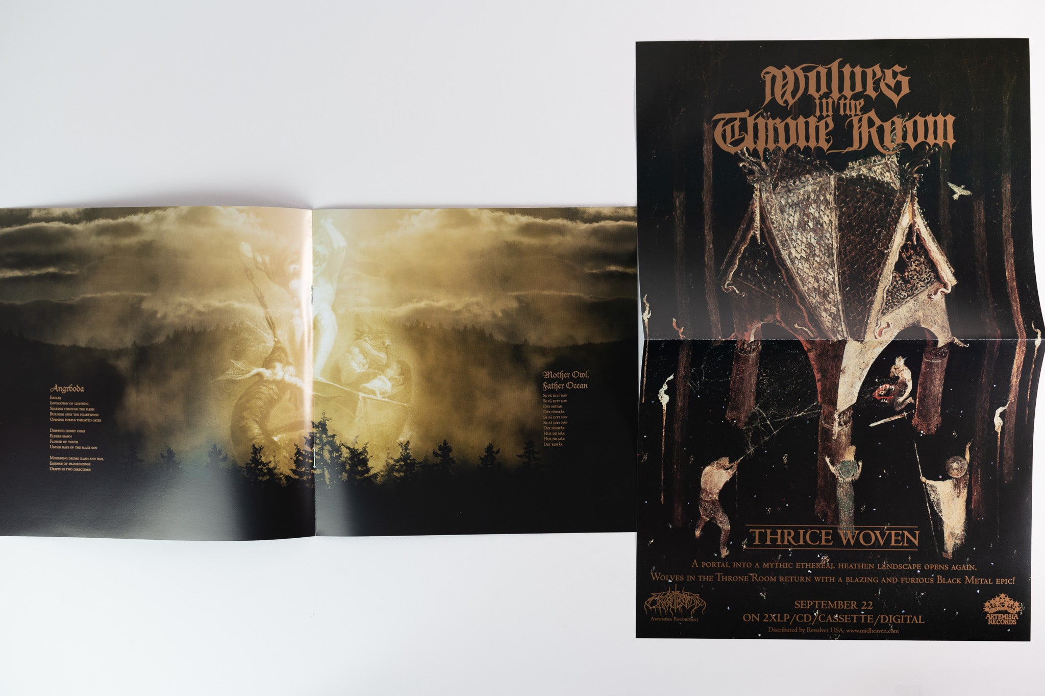 Wolves In The Throne Room - Thrice Woven on Artemisia Records - Colored Vinyl