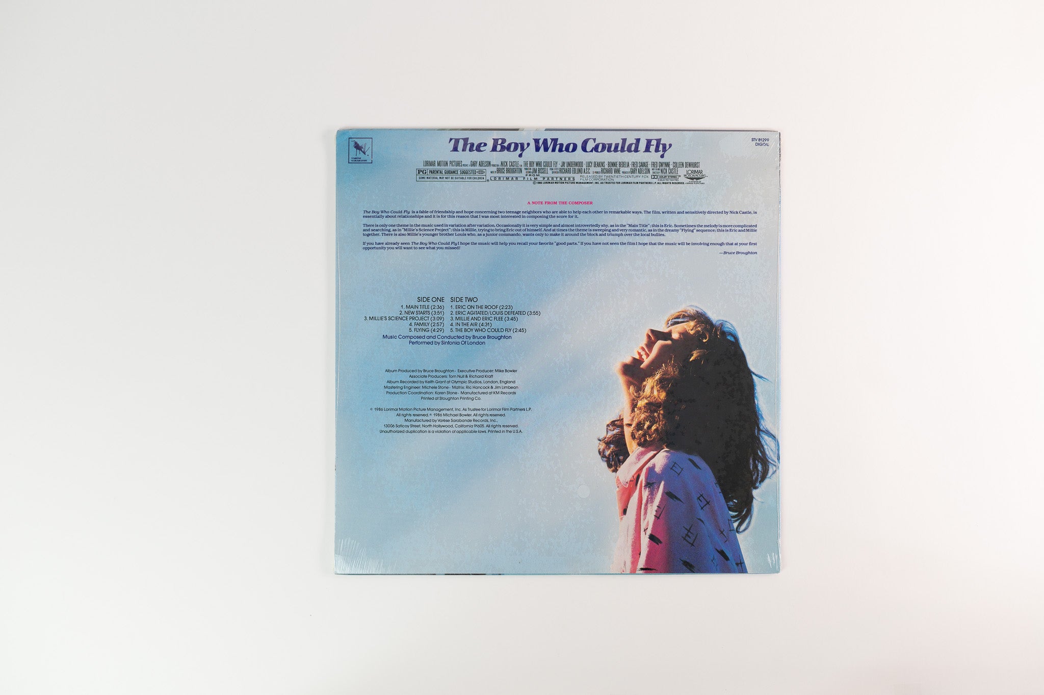 Bruce Broughton - The Boy Who Could Fly (Original Motion Picture Score) on Varese Sarabande - Sealed