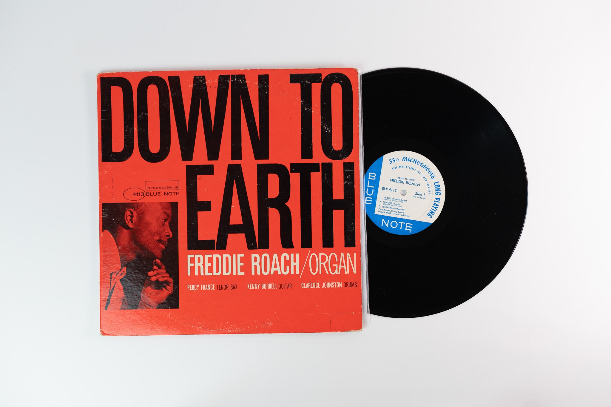 Freddie Roach - Down To Earth on Blue Note - BLP 4113 Mono New York Pressing