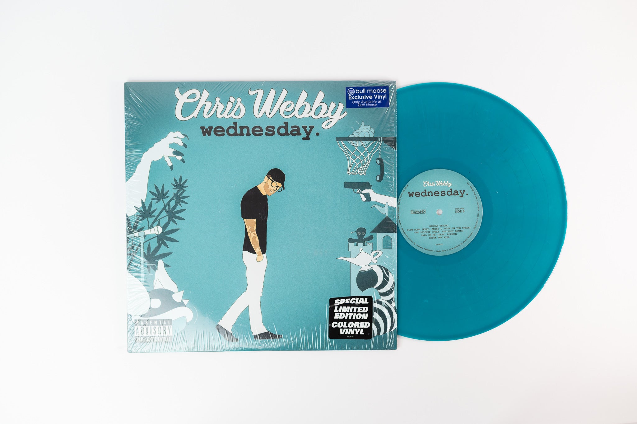 Chris Webby - Wednesday on EightyHD Limited Edition Blue Vinyl