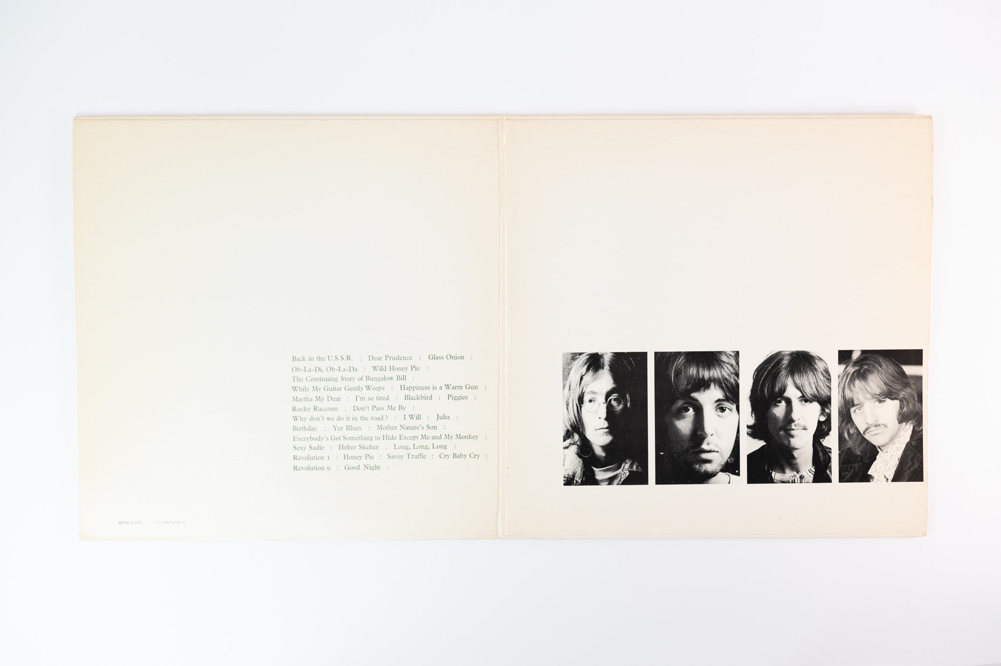 The Beatles - The Beatles on Mobile Fidelity Sound Lab LImited Reissue