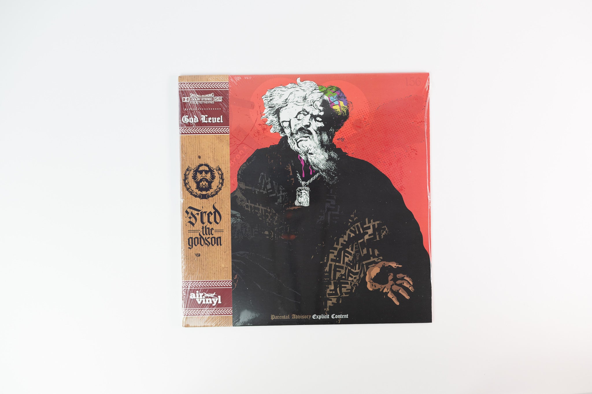 Fred The Godson - God Level on Air Vinyl Limited Red With Obi Sealed