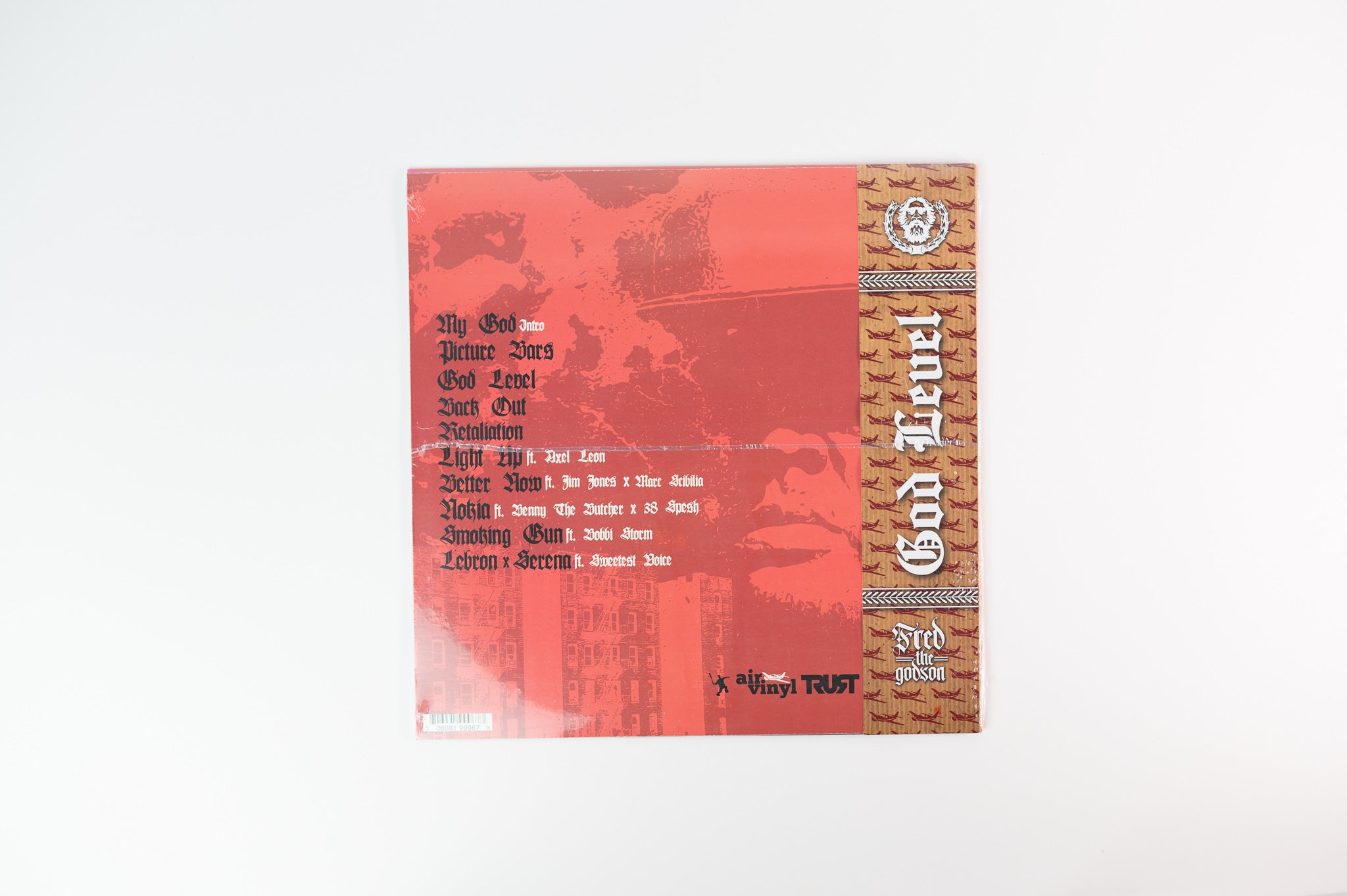 Fred The Godson - God Level on Air Vinyl Limited Red With Obi Sealed