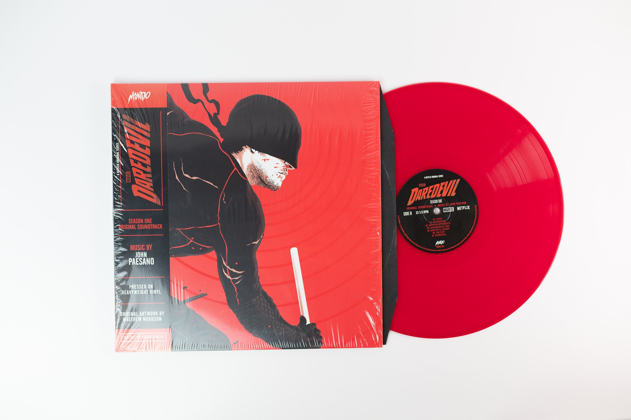John Paesano - Daredevil - Season One (Original Soundtrack) on Mondo Limited Red Vinyl