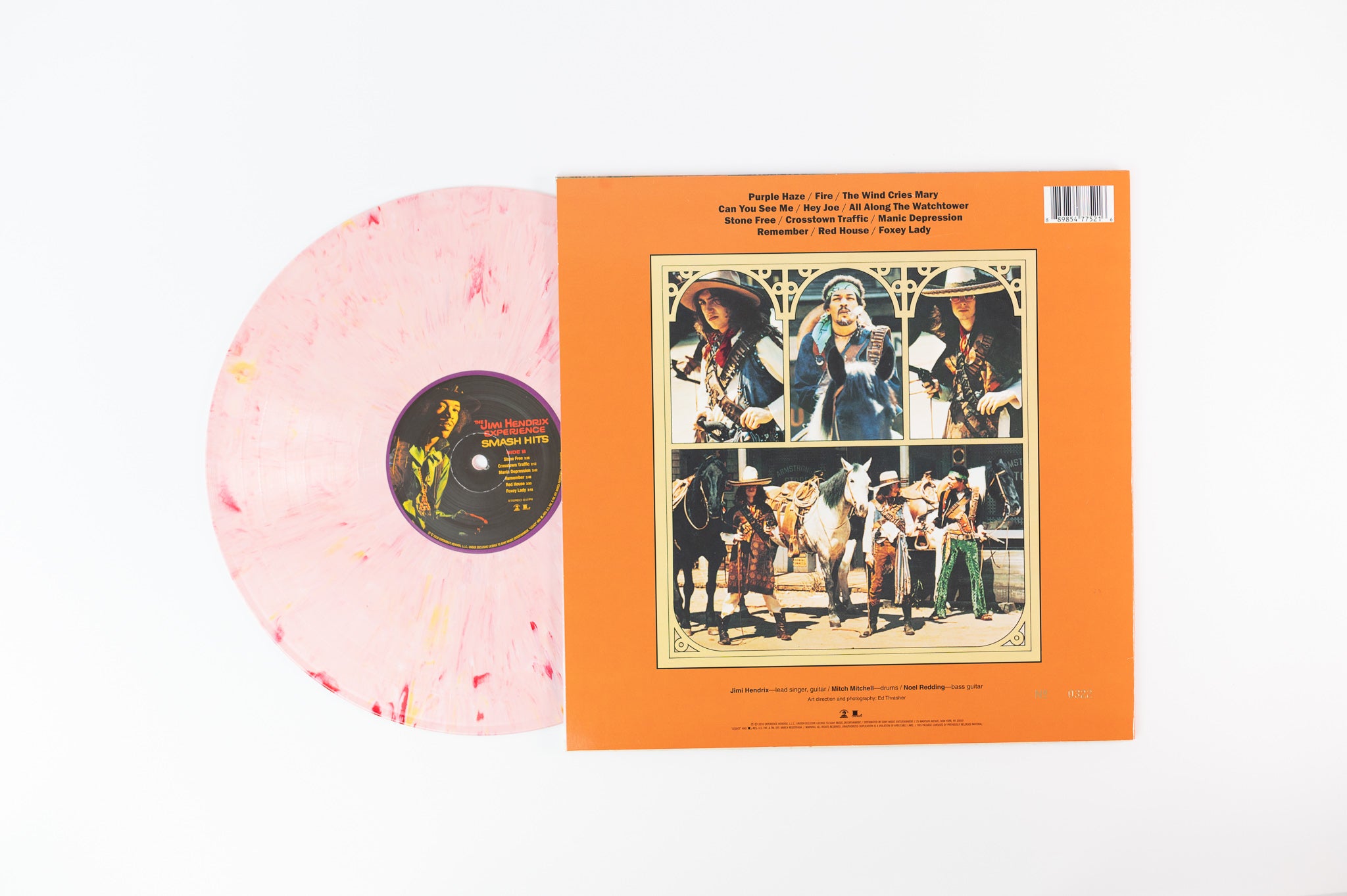 The Jimi Hendrix Experience - Smash Hits on Experience Hendrix Ltd Fye Exclusive Red Yellow Swirl Reissue