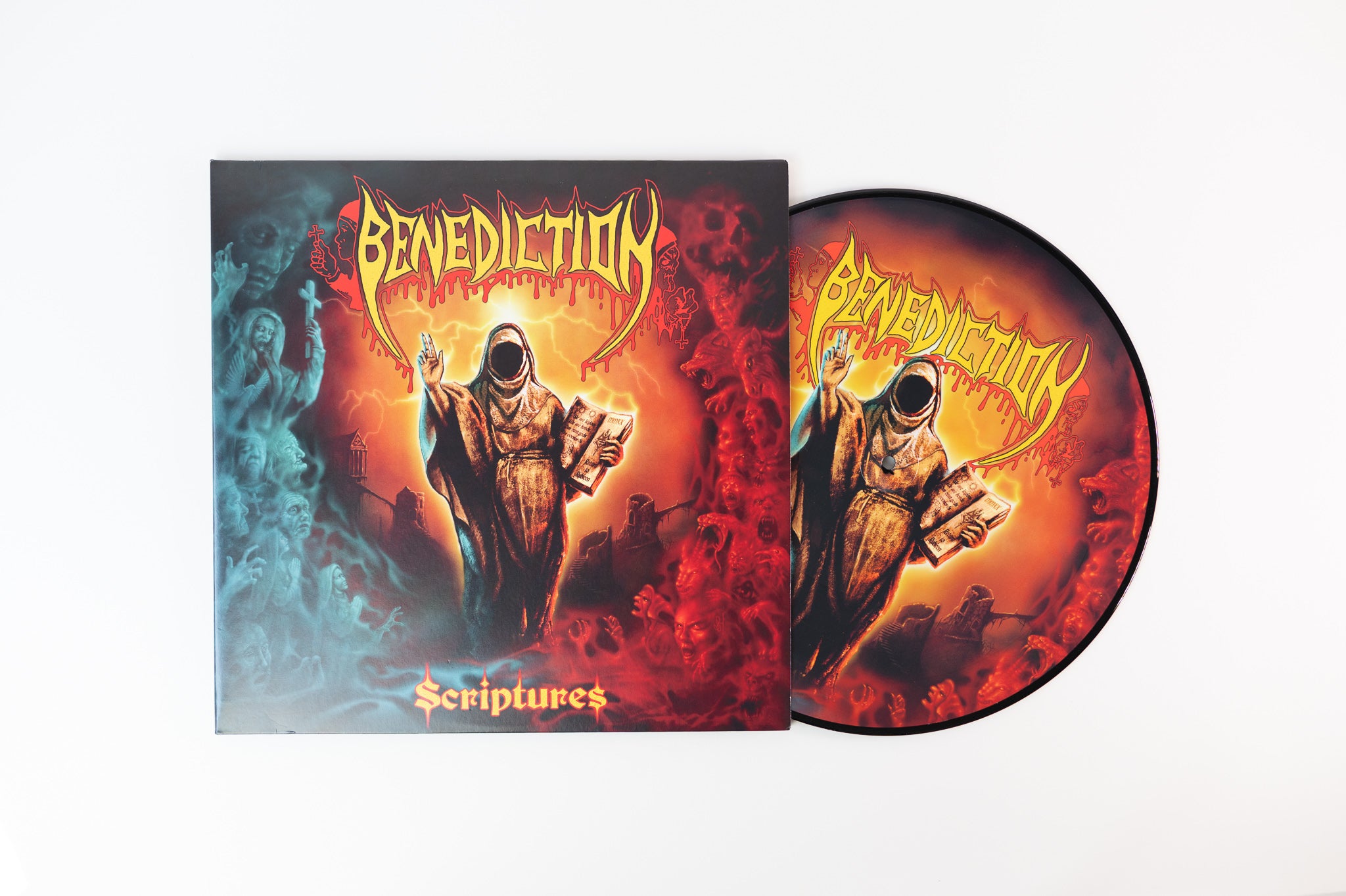 Benediction - Scriptures on Nuclear Blast 2 Picture Discs Reissue