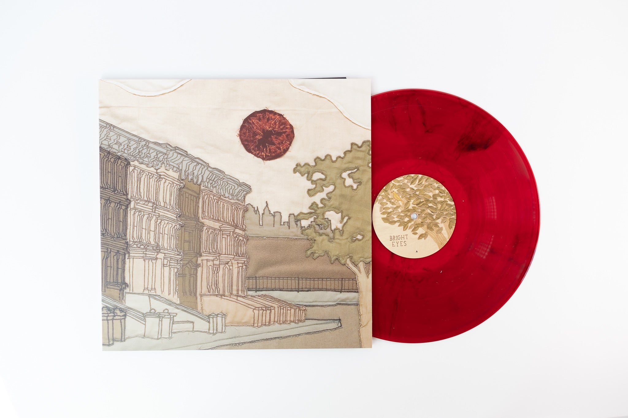 Bright Eyes - I'm Wide Awake, It's Morning on Dead Oceans Vinyl Me Please Red Marble Reissue