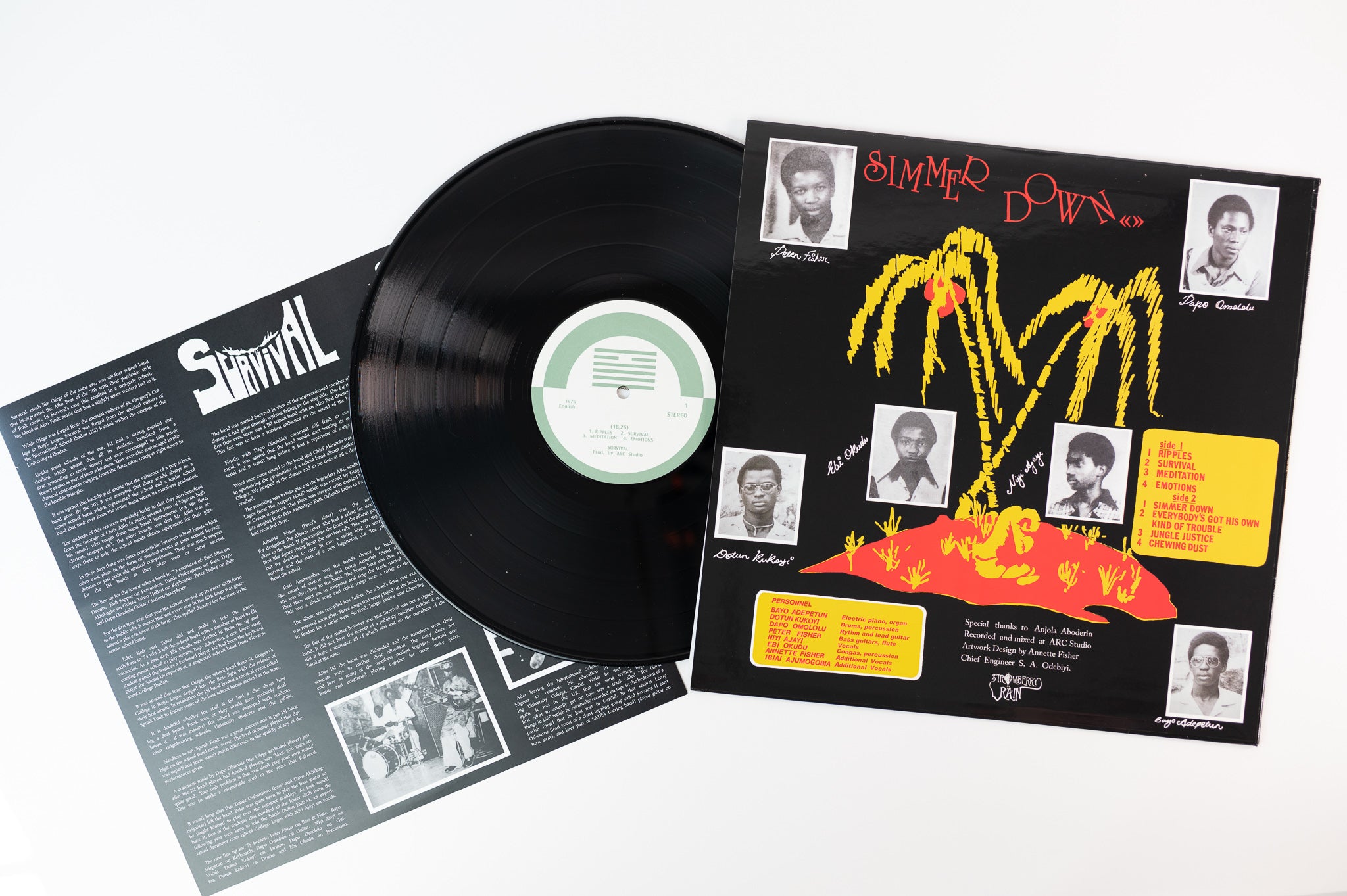 Survival - Simmer Down on Strawberry Rain Reissue