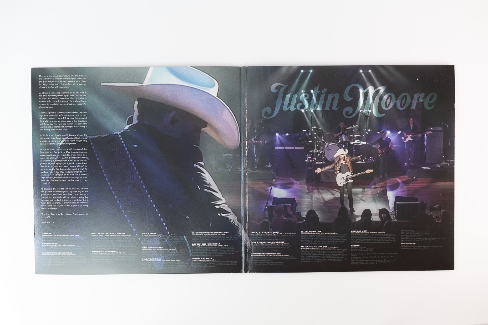 Justin Moore - Live At The Ryman on Valory Music